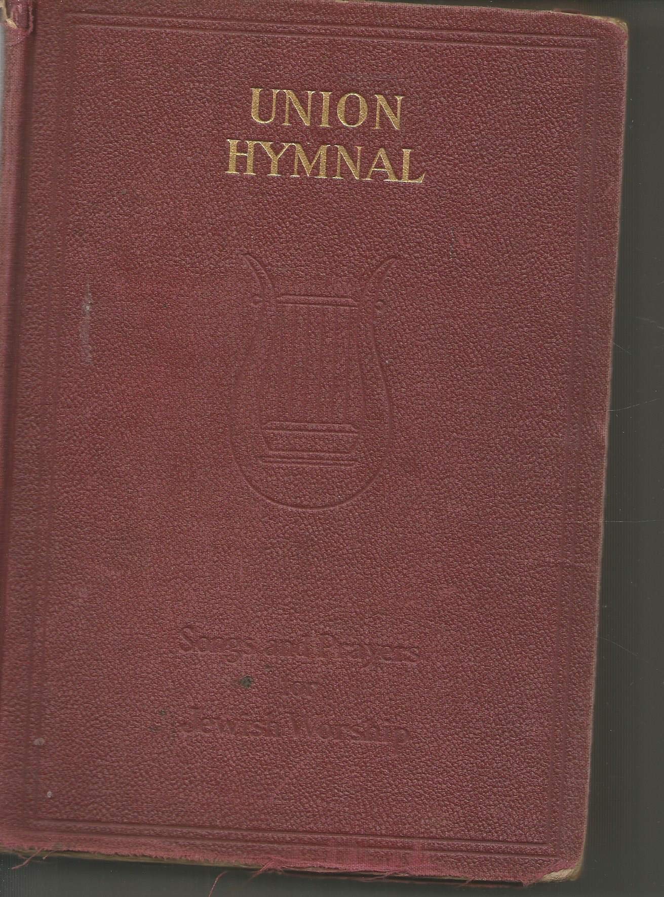 Union Hymnal: Songs and Prayers for Jewish Worship used book depot