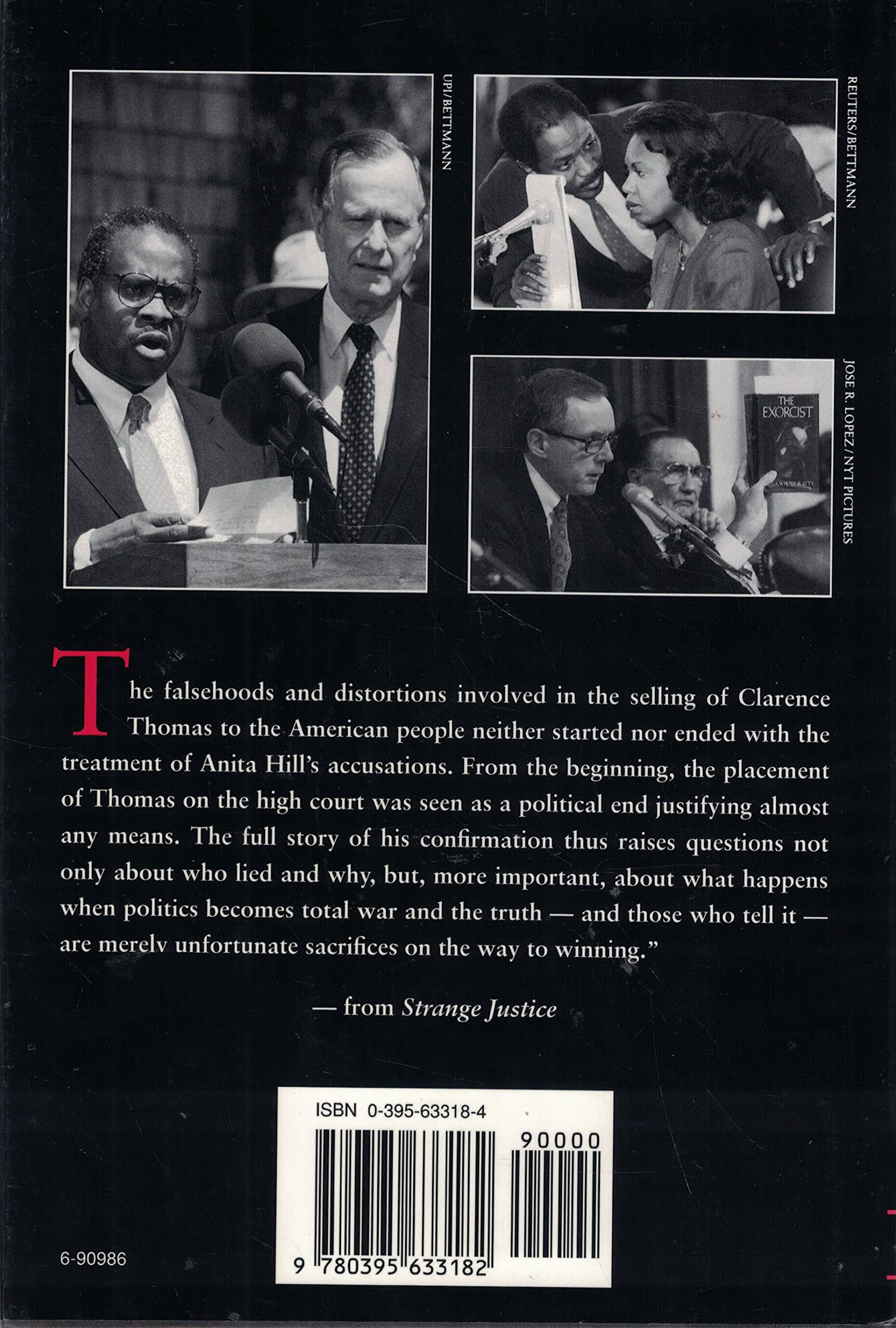 Strange Justice: The Selling of Clarence Thomas used book depot