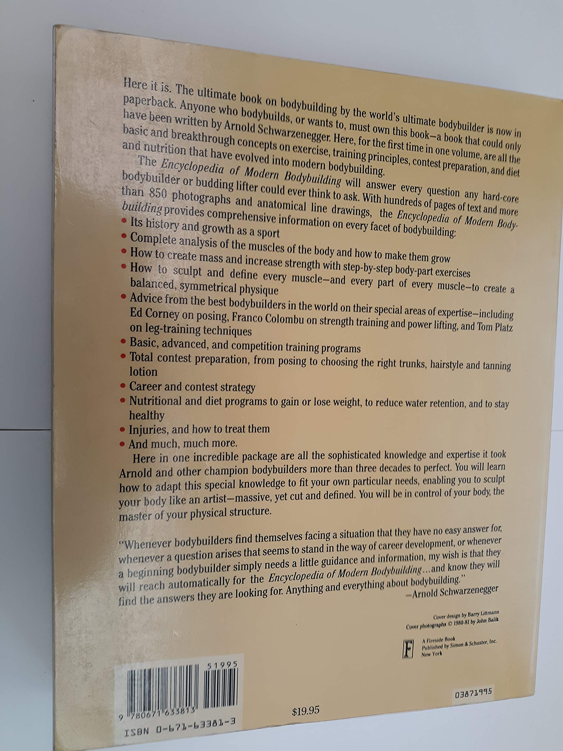 Encyclopedia of Modern Bodybuilding used book depot