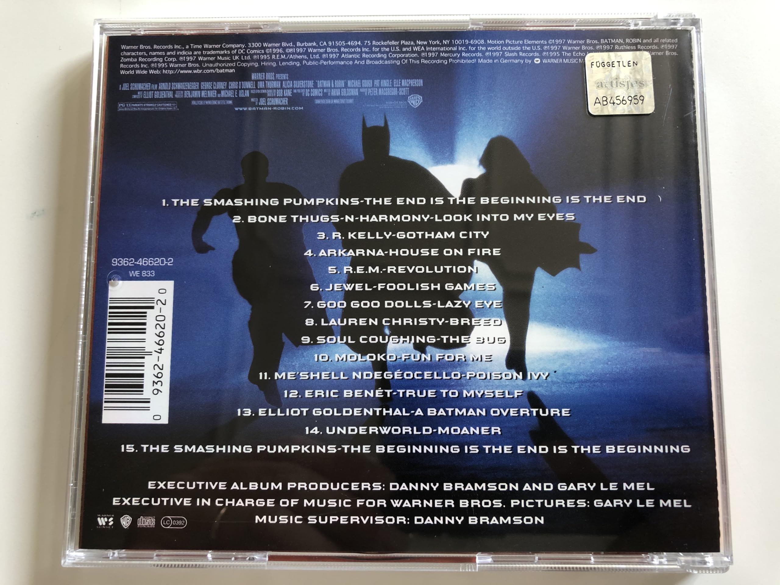 Batman & Robin: Music From And Inspired By The 'Batman & Robin' Motion Picture used book depot
