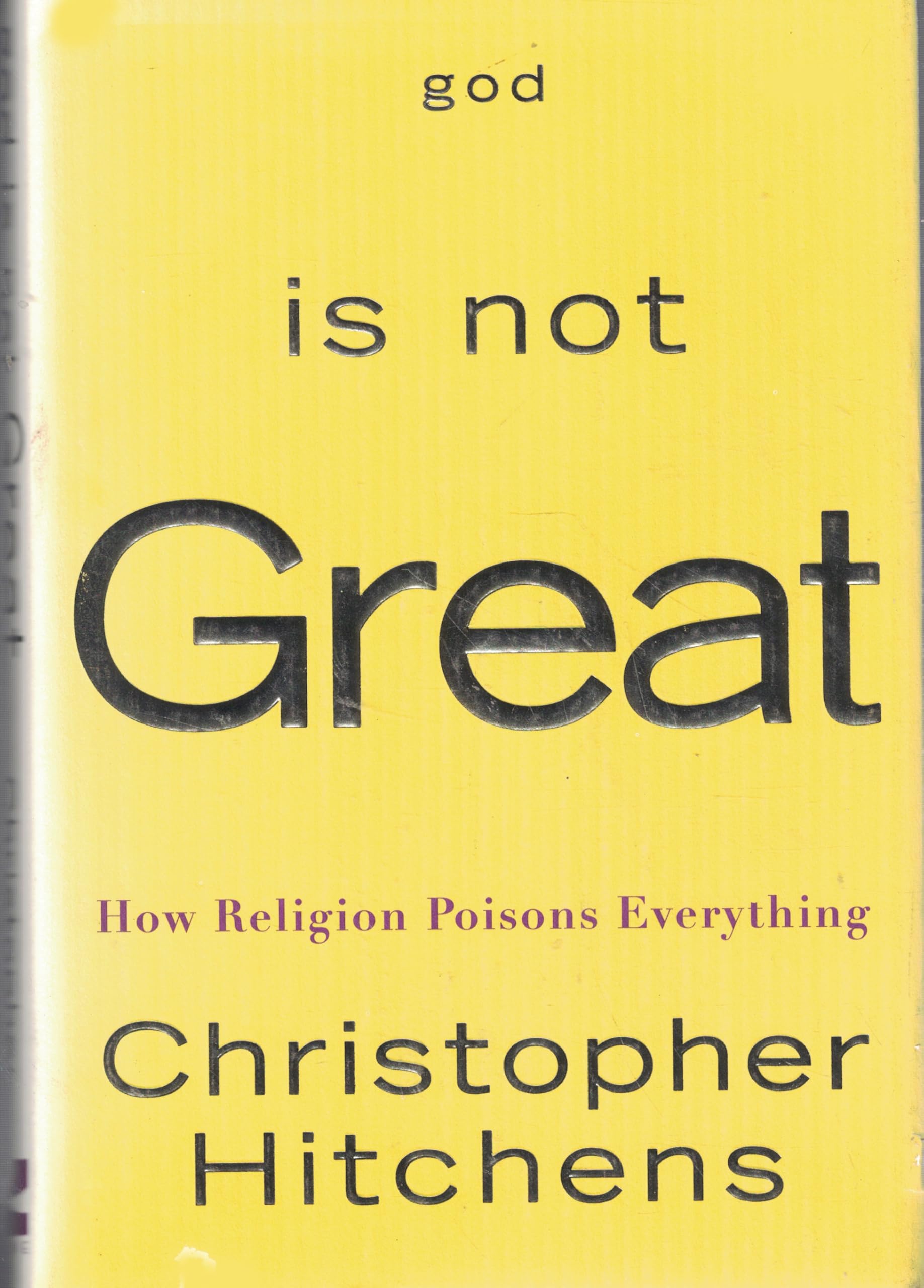 God Is Not Great: How Religion Poisons Everything used book depot