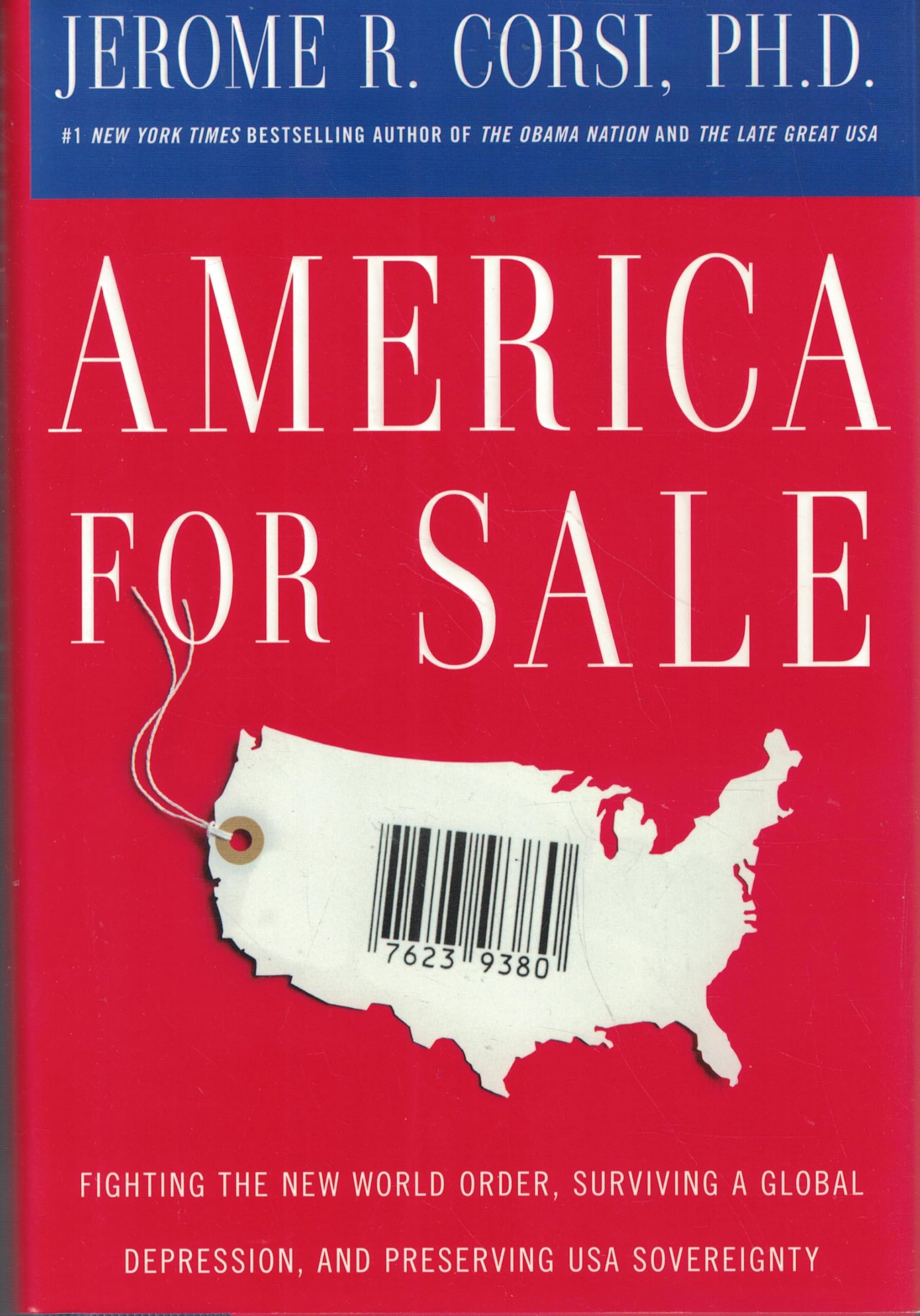 America for Sale: Fighting the New World Order, Surviving a Global Depression, and Preserving USA Sovereignty used book depot
