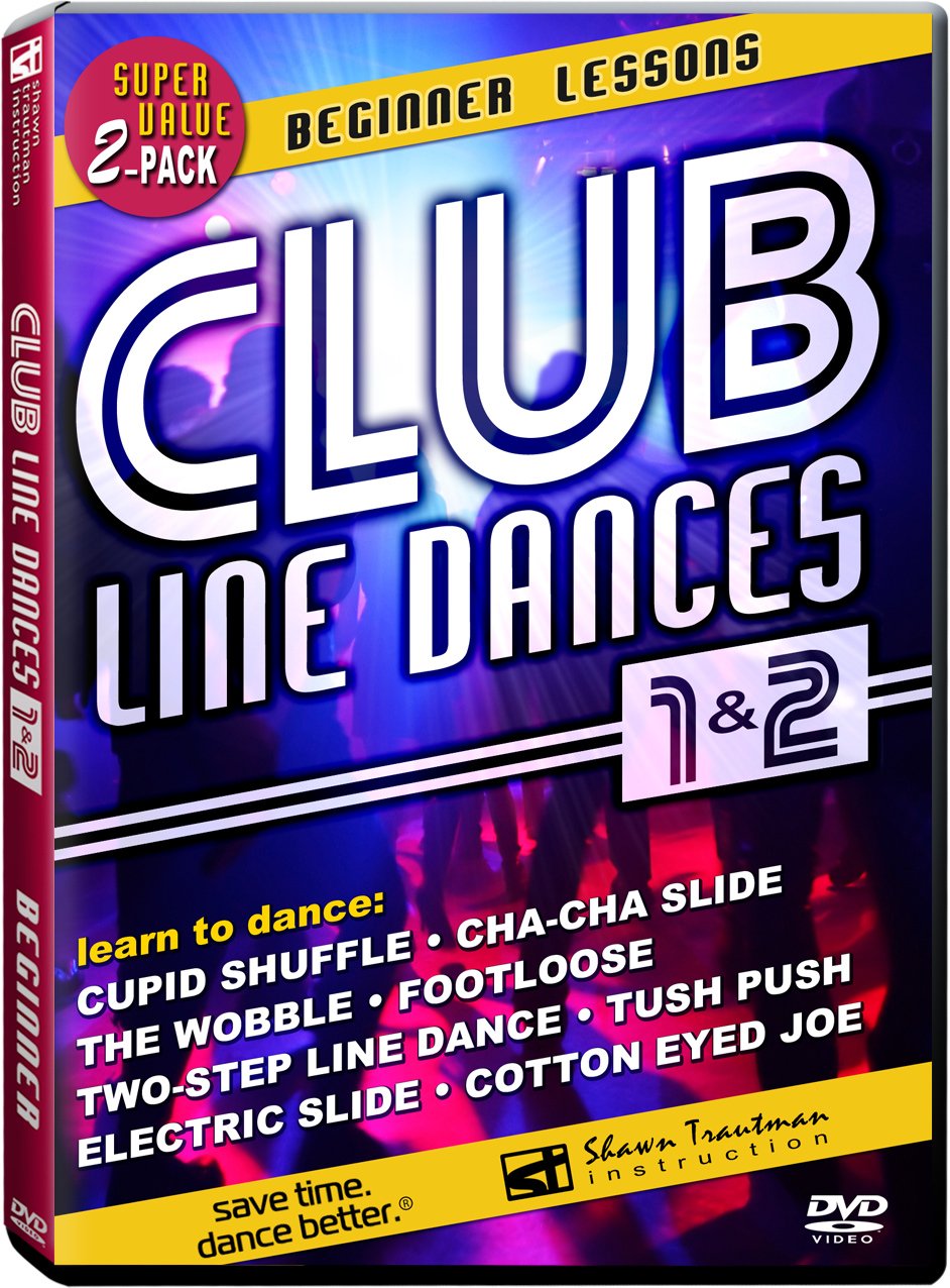 Club Line Dances 1 & 2: Beginner Lessons - Learn to dance the Wobble, Electric Slide, Cha-Cha Slide, Two-Step Line Dance, Cupid Shuffle, Cotton Eyed Joe, Footloose & Tush Push used book depot