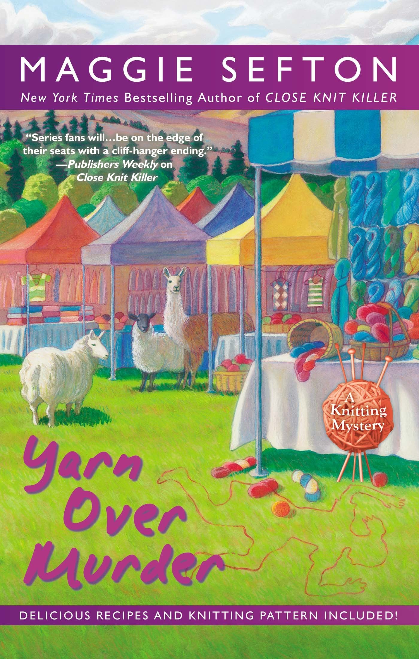 Yarn Over Murder (Knitting Mystery) used book depot