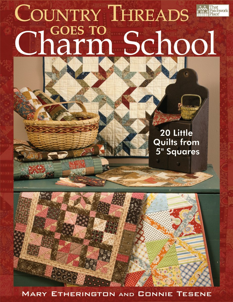Country Threads Goes to Charm School: 19 Little Quilts from 5" Squares used book depot