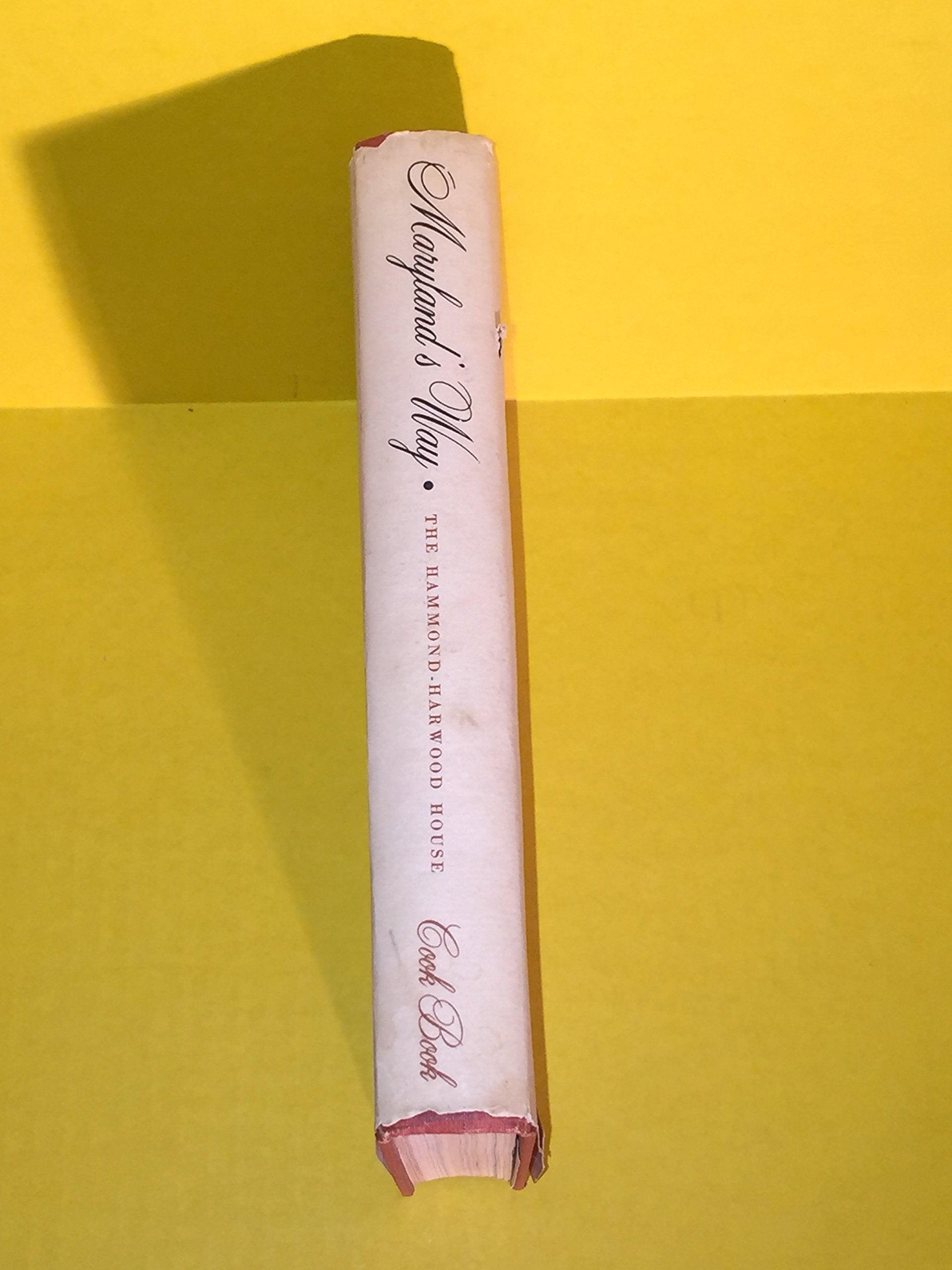 The Hammond-Harwood House cook book used book depot