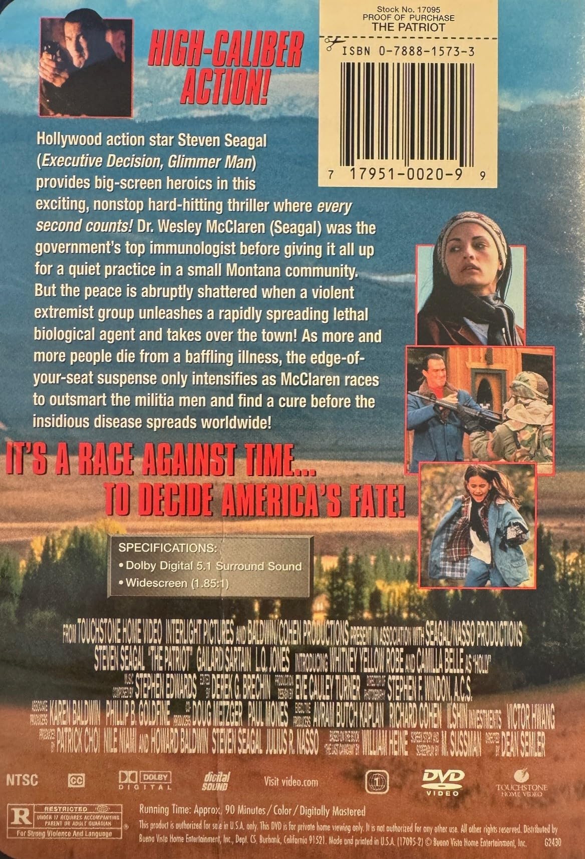 The Patriot [DVD] used book depot