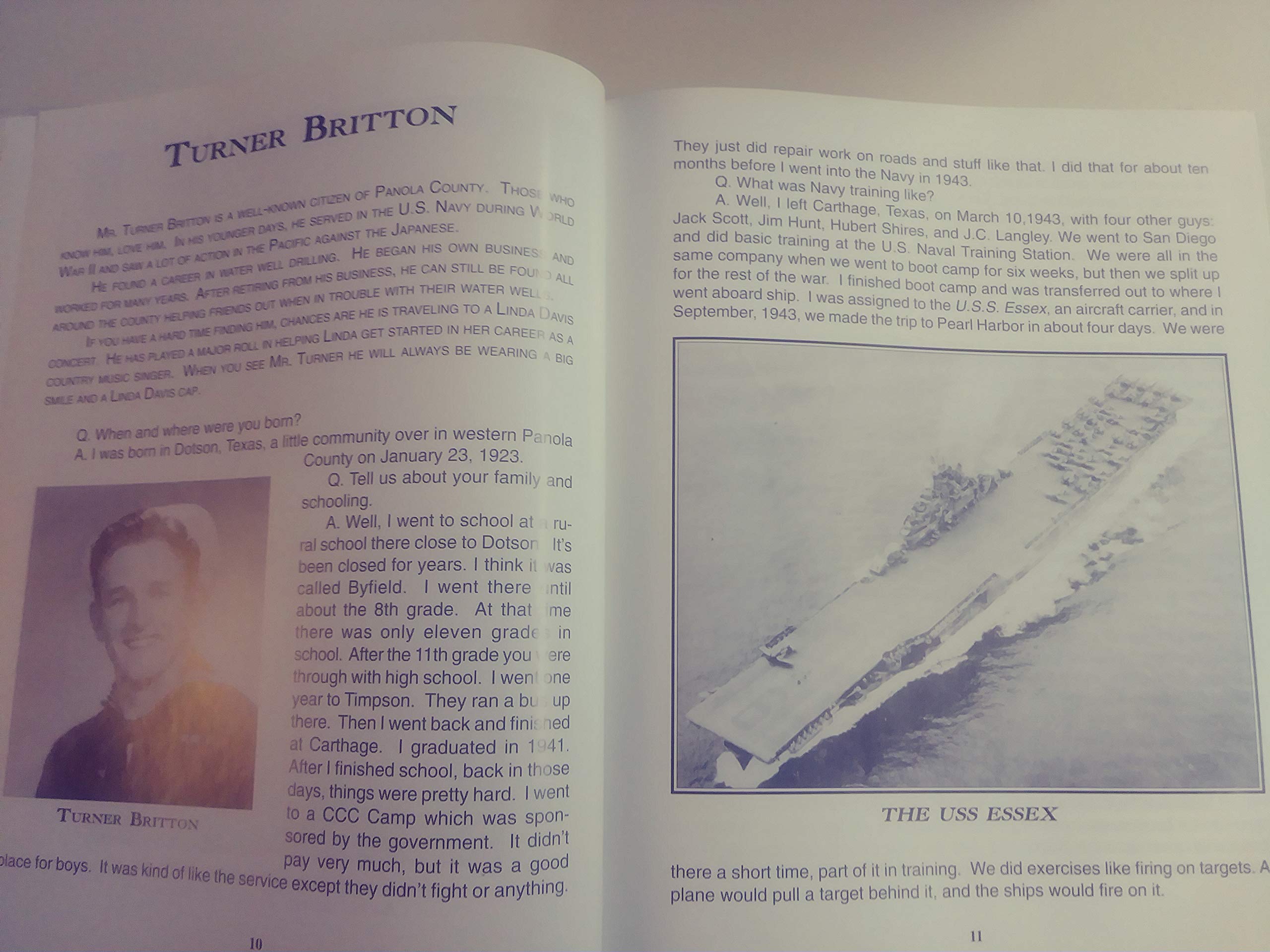 LOBLOLLY SALUTES "THEIR FINEST HOUR". Combat Veterans of World War II. used book depot