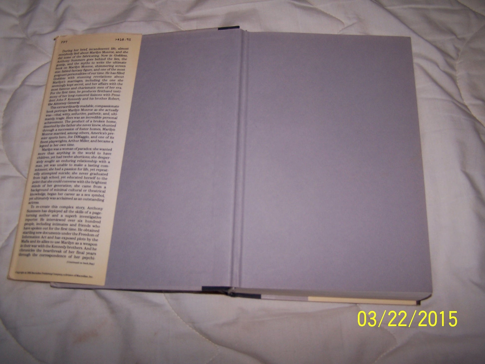 Goddess: The Secret Lives of Marilyn Monroe used book depot