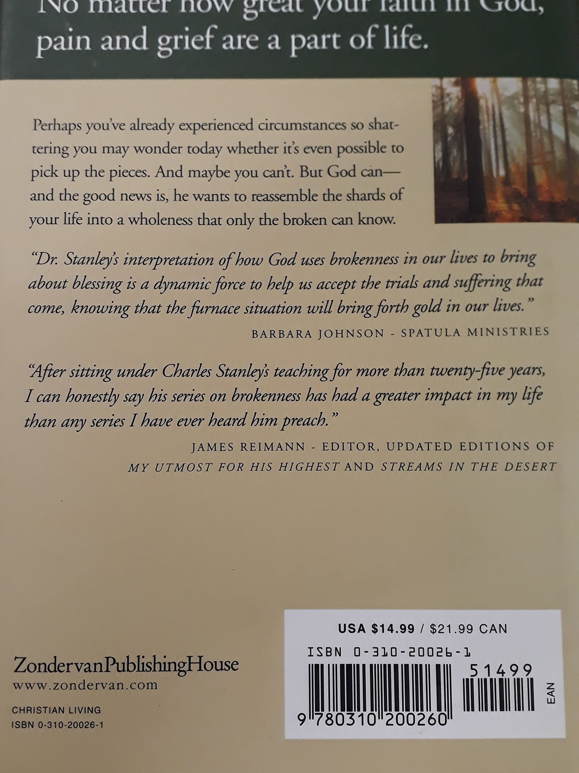 The Blessings of Brokenness: Why God Allows Us to Go Through Hard Times used book depot