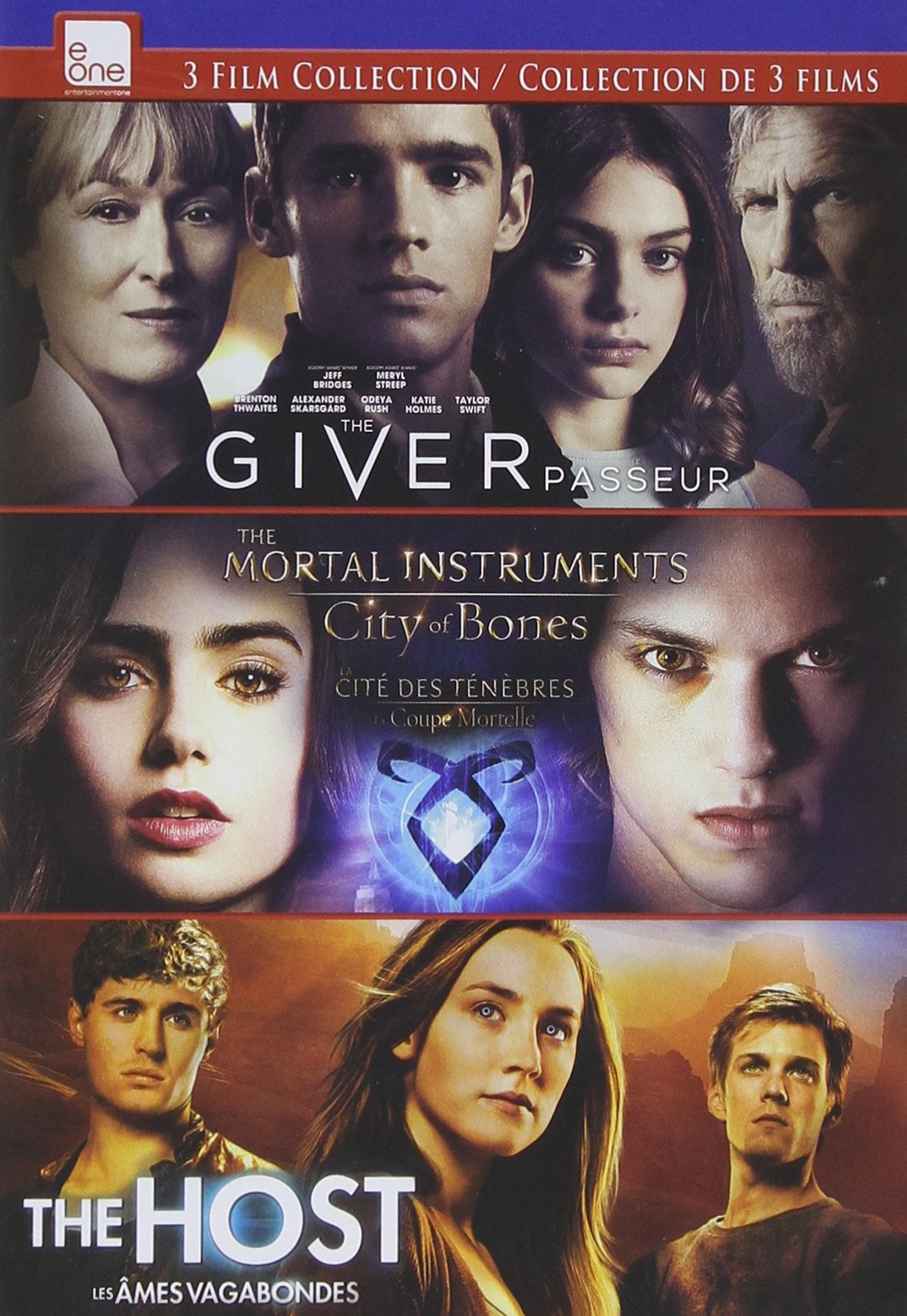 Host/Giver/Mortal Instruments: City Of Bones Dvd Triple Feature
