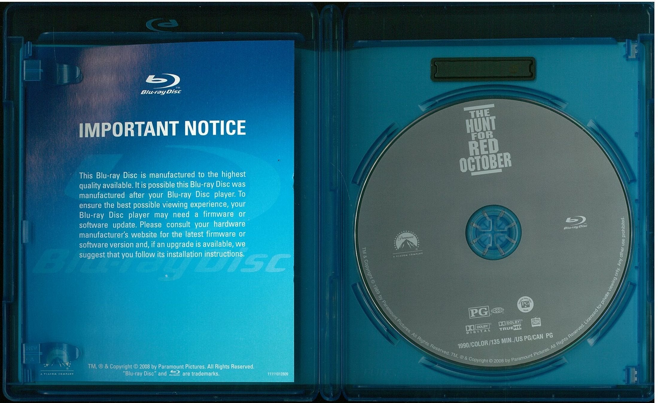 The Hunt for Red October [Blu-ray]