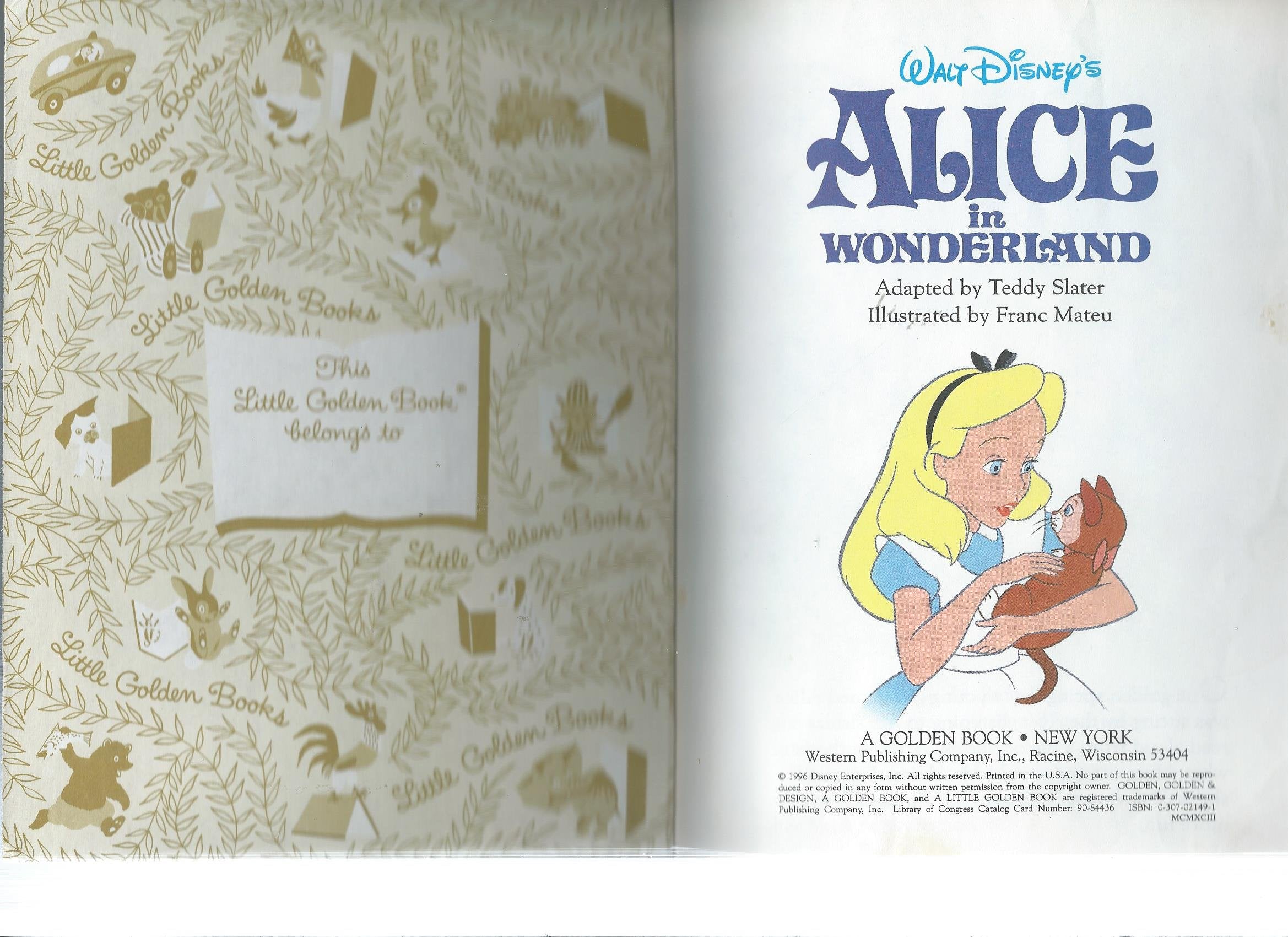 Walt Disney's Alice in Wonderland