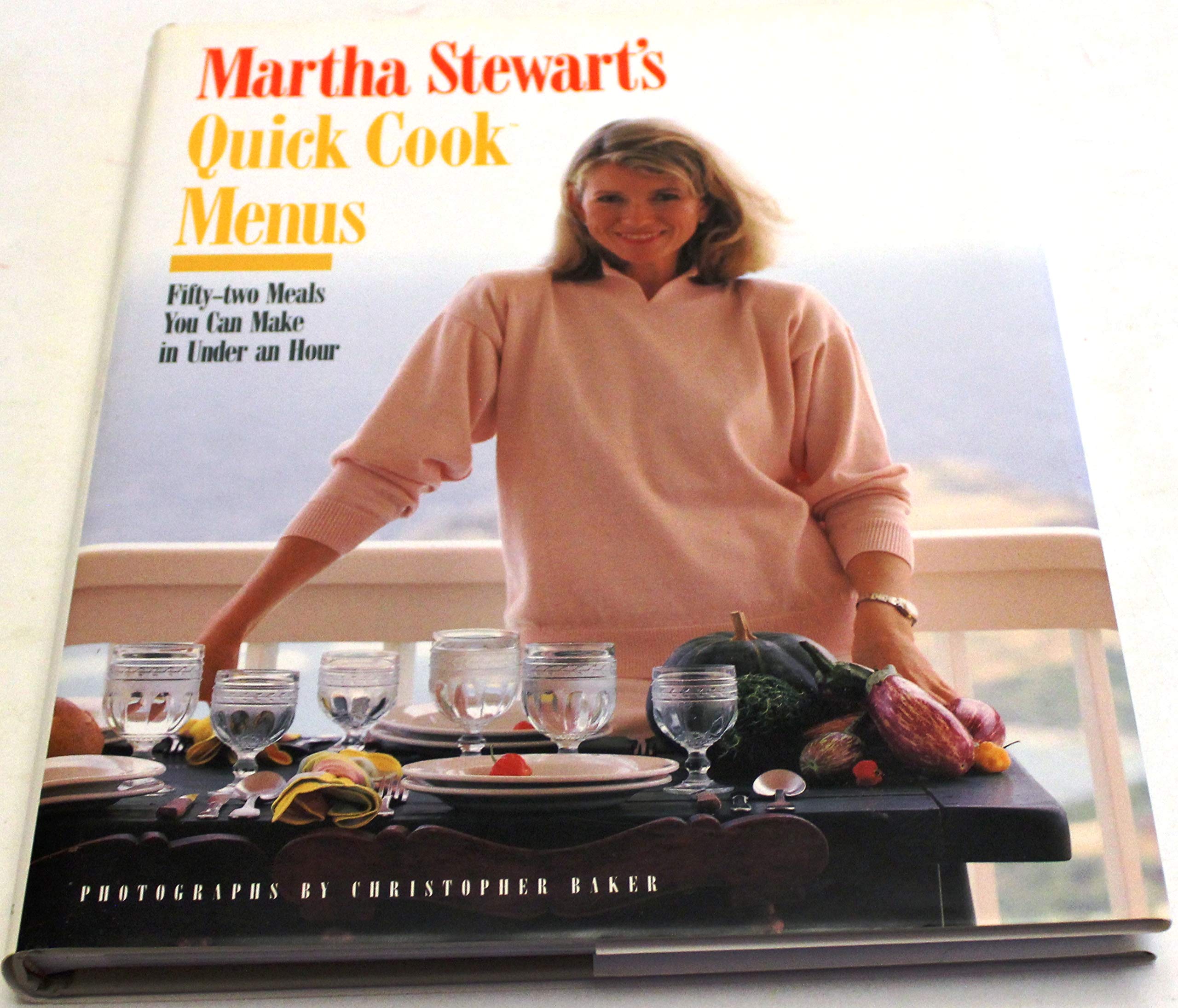 Martha Stewart's Quick Cook Menus used book depot