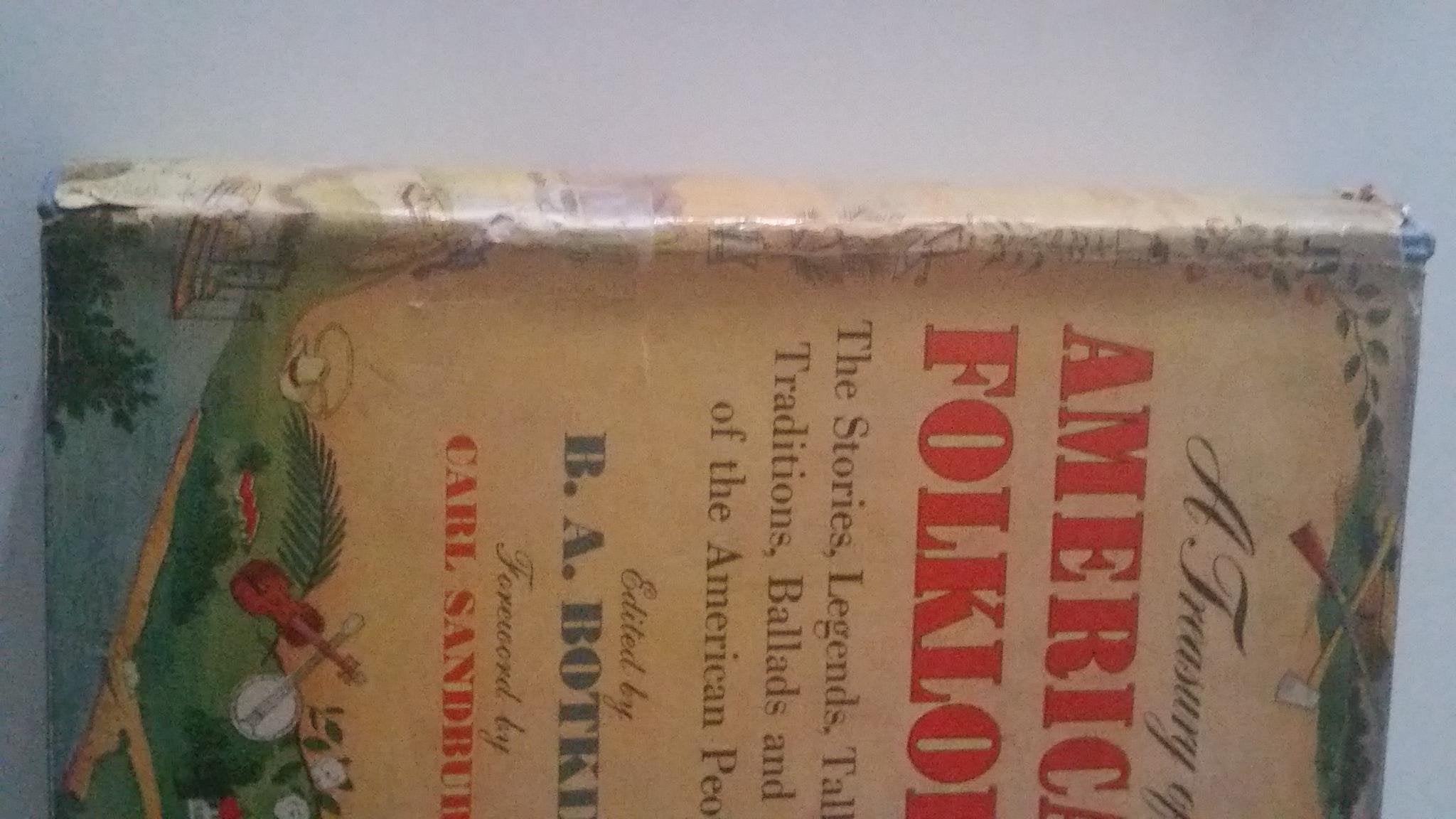 A Treasury of American Folklore used book depot