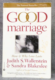 The Good Marriage: How and Why Love Lasts used book depot
