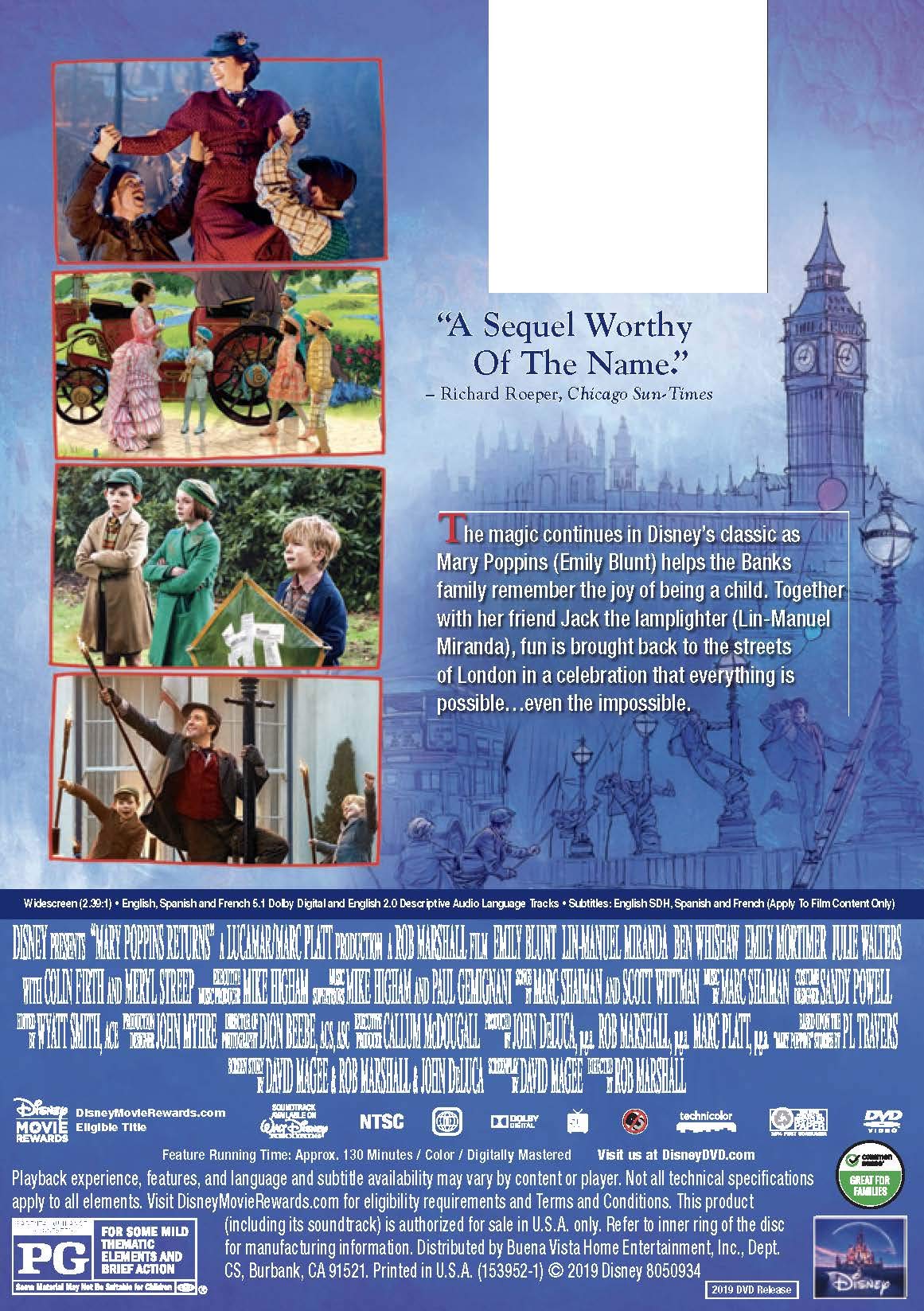 MARY POPPINS RETURNS used book depot
