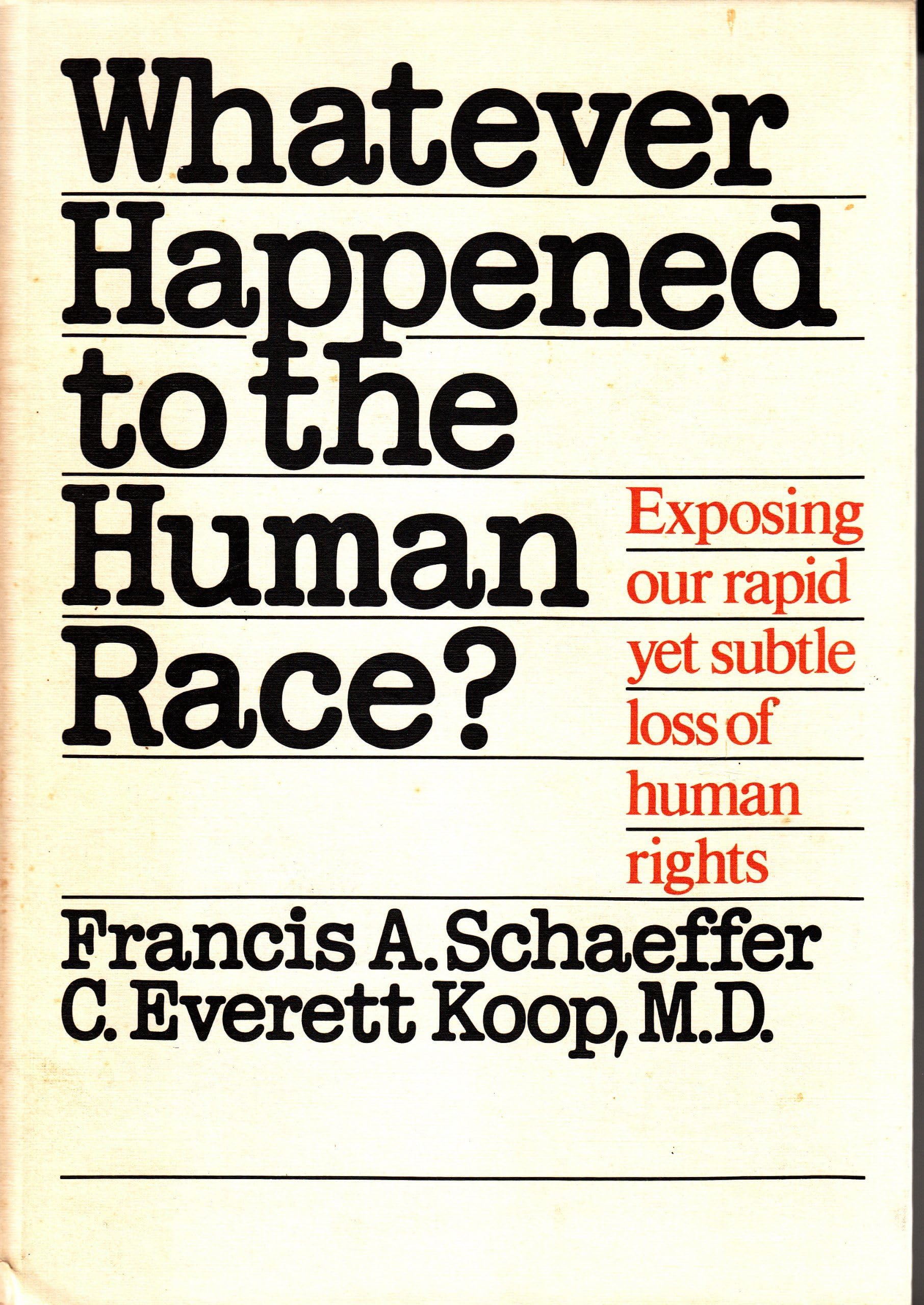 Whatever Happened to the Human Race? used book depot
