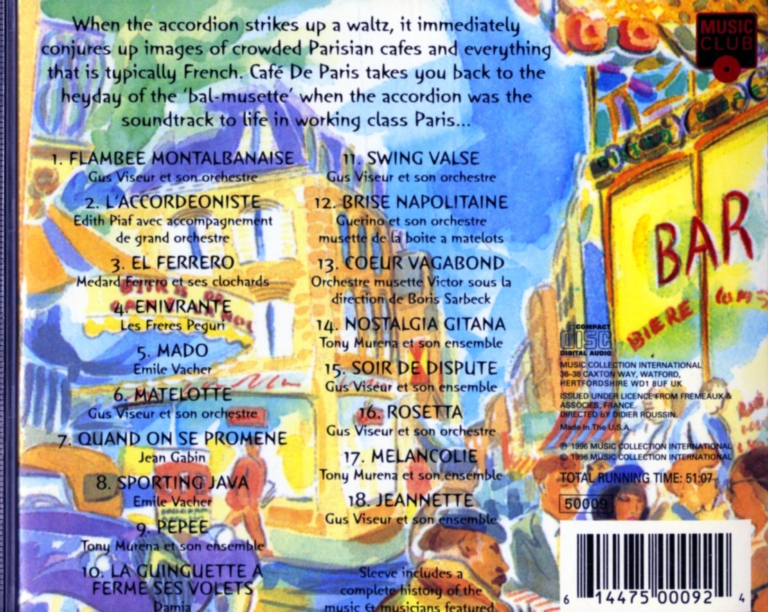 Cafe De Paris used book depot