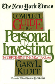 The New York Times Complete Guide to Personal Investing used book depot