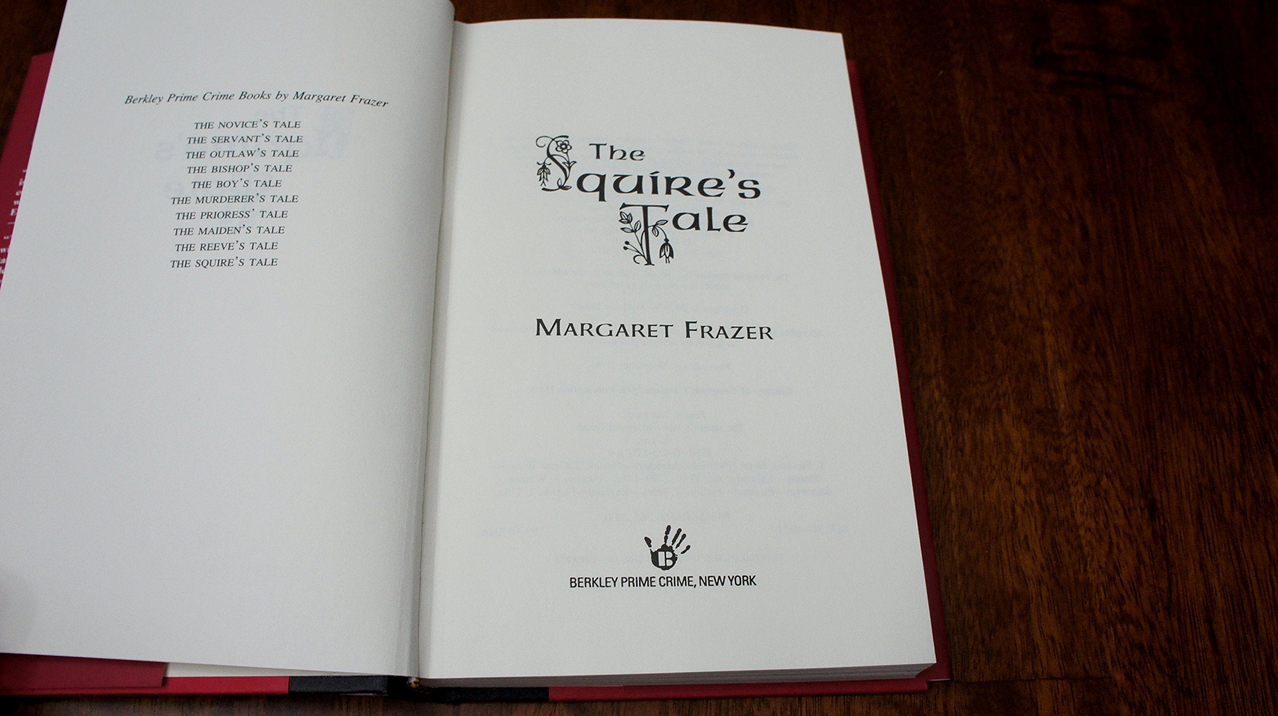 The Squire's Tale: A Dame Frevisse Medieval Mystery used book depot
