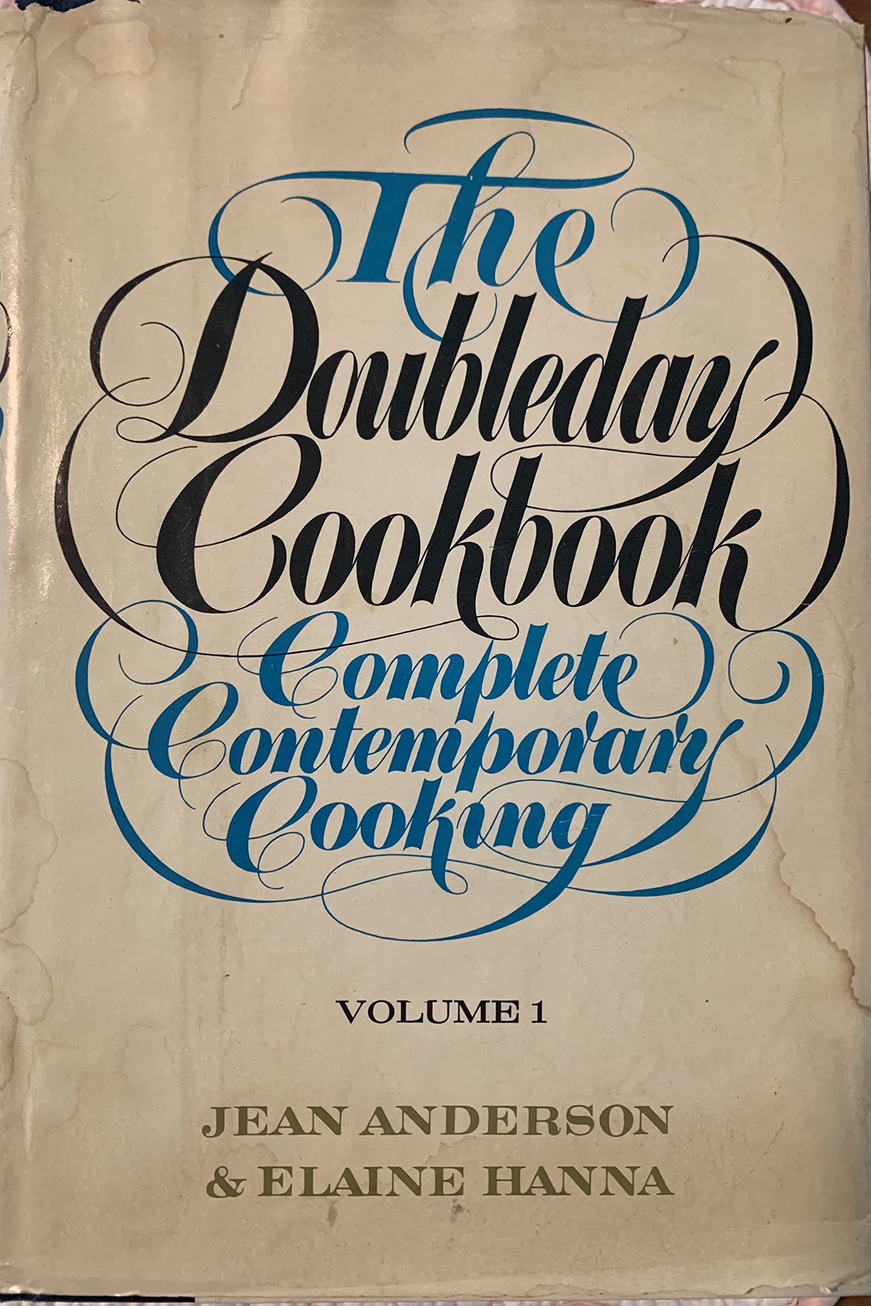 The Doubleday Cookbook. Complete Contemporary Cooking. 2 VOLUMES used book depot