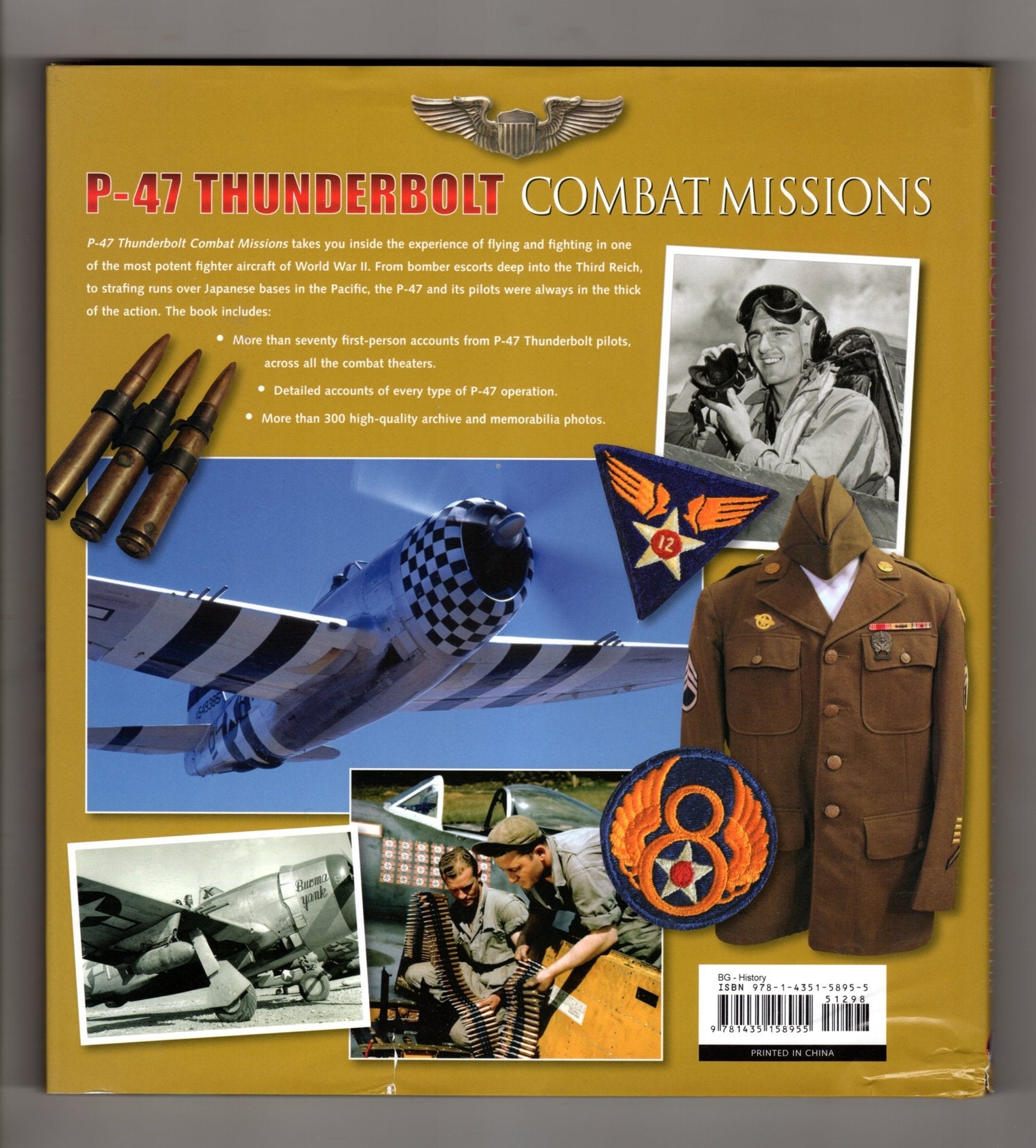 P-47 Thunderbolt Combat Missions used book depot