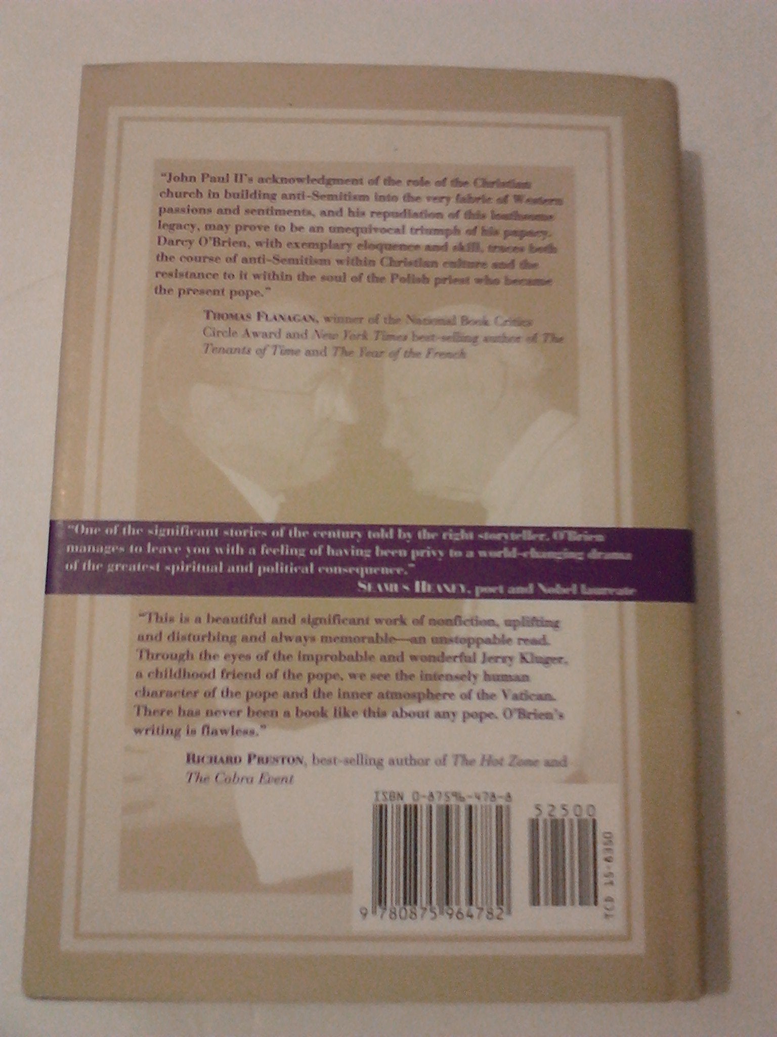 The Hidden Pope: The Untold Story of a Lifelong Friendship That Is Changing the Relationship Between Catholics and Jews - The Personal Journey of John Paul II and Jerzy Kluger used book depot