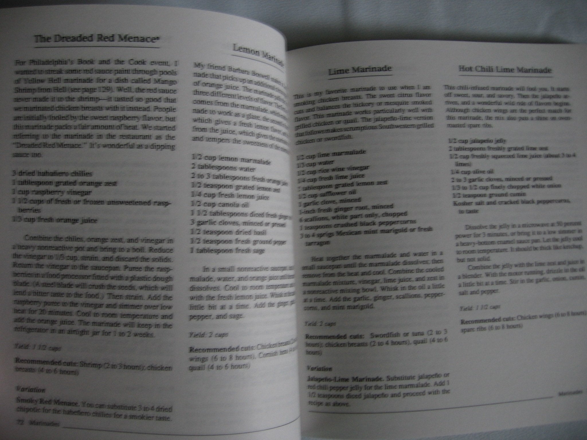 Marinades: Dry Rubs, Pastes and Marinades for Poultry, Meat, Seafood, Cheese and Vegetables