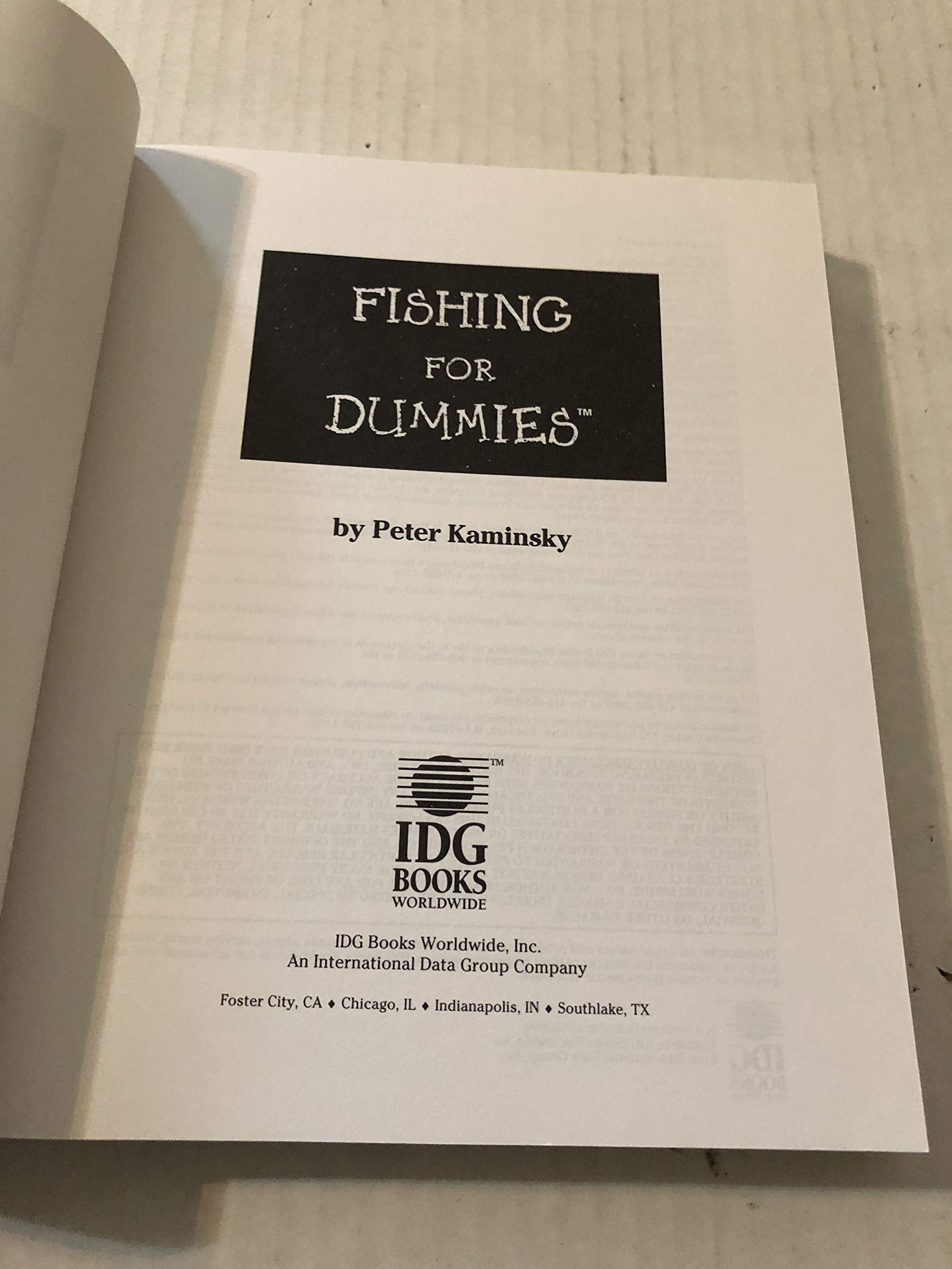 Fishing for Dummies used book depot