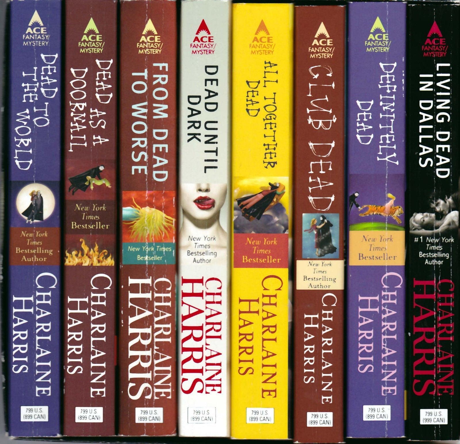 Sookie Stackhouse 8-Copy Boxed Set used book depot