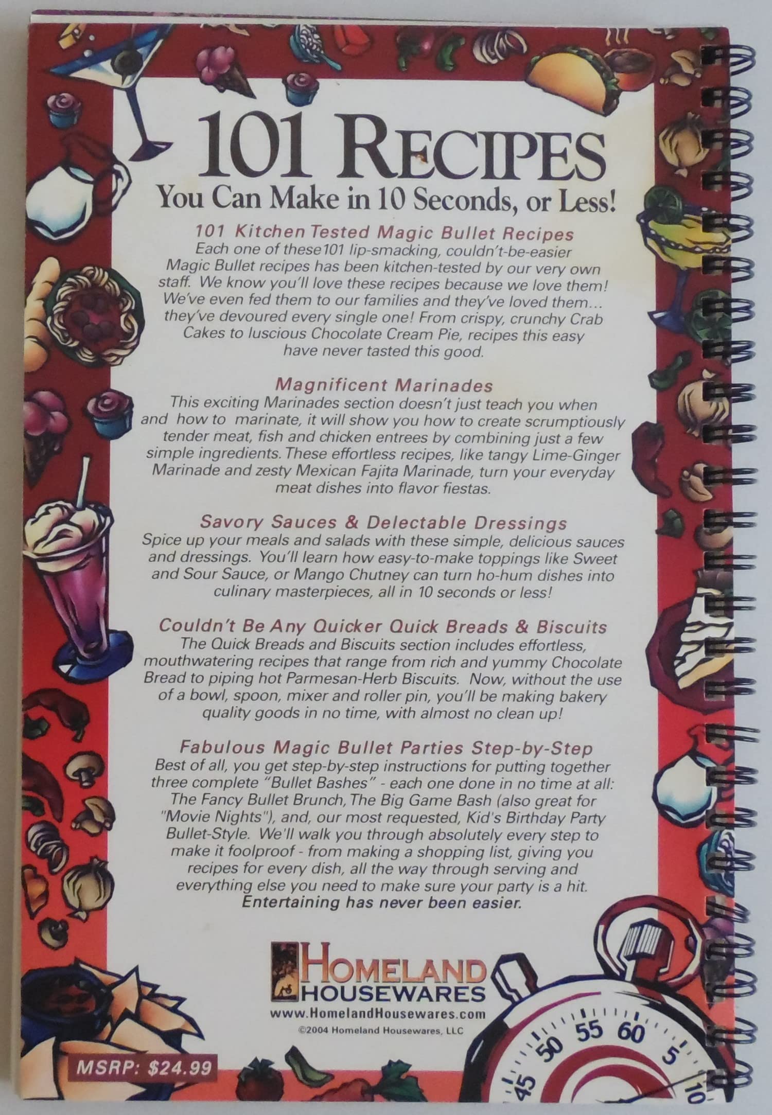Magic Bullet: 101 Recipes You Can Make in 10 Seconds or Less used book depot
