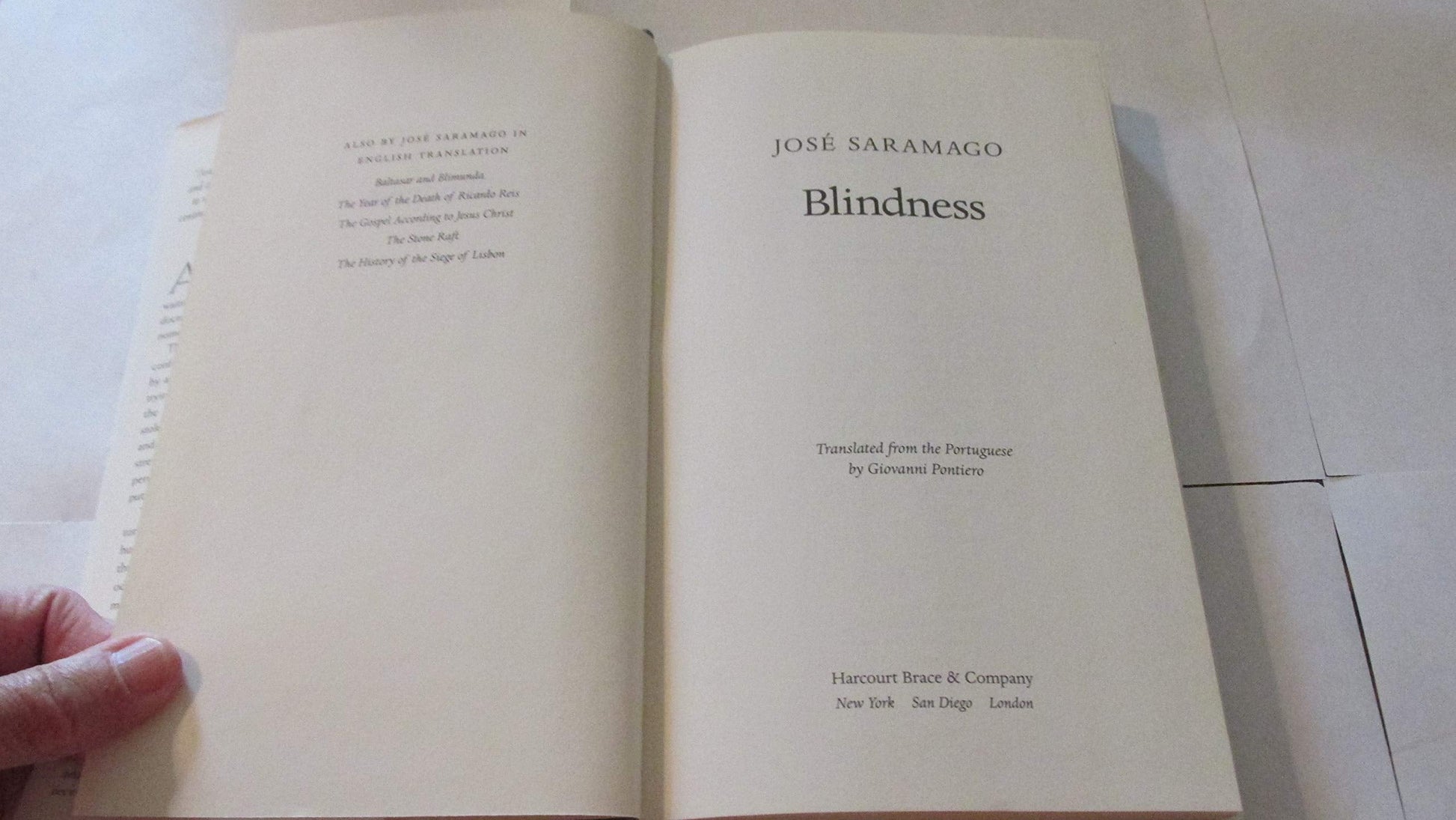 Blindness used book depot