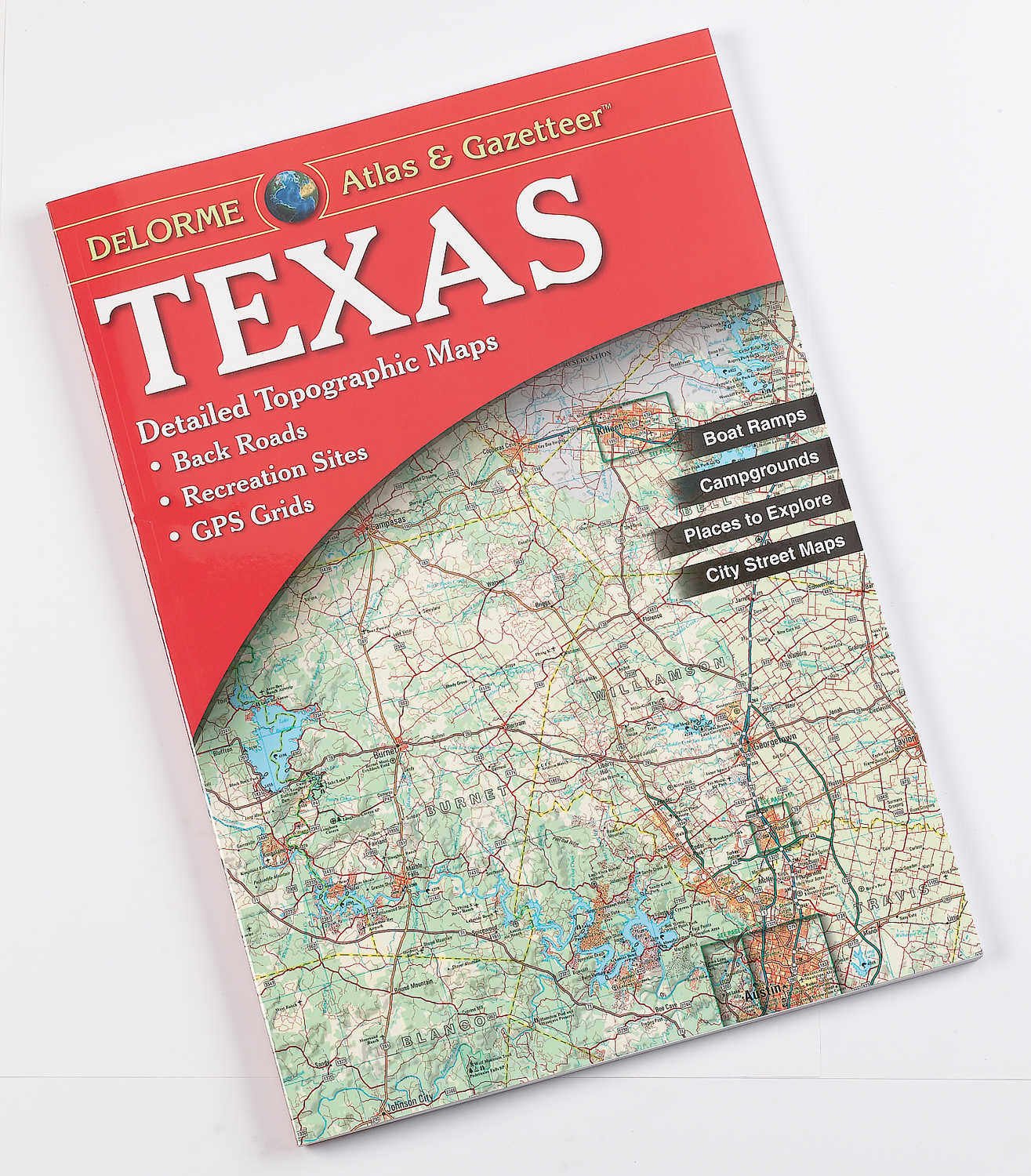 Texas Atlas & Gazetteer (Delorme Atlas & Gazetteer) used book depot