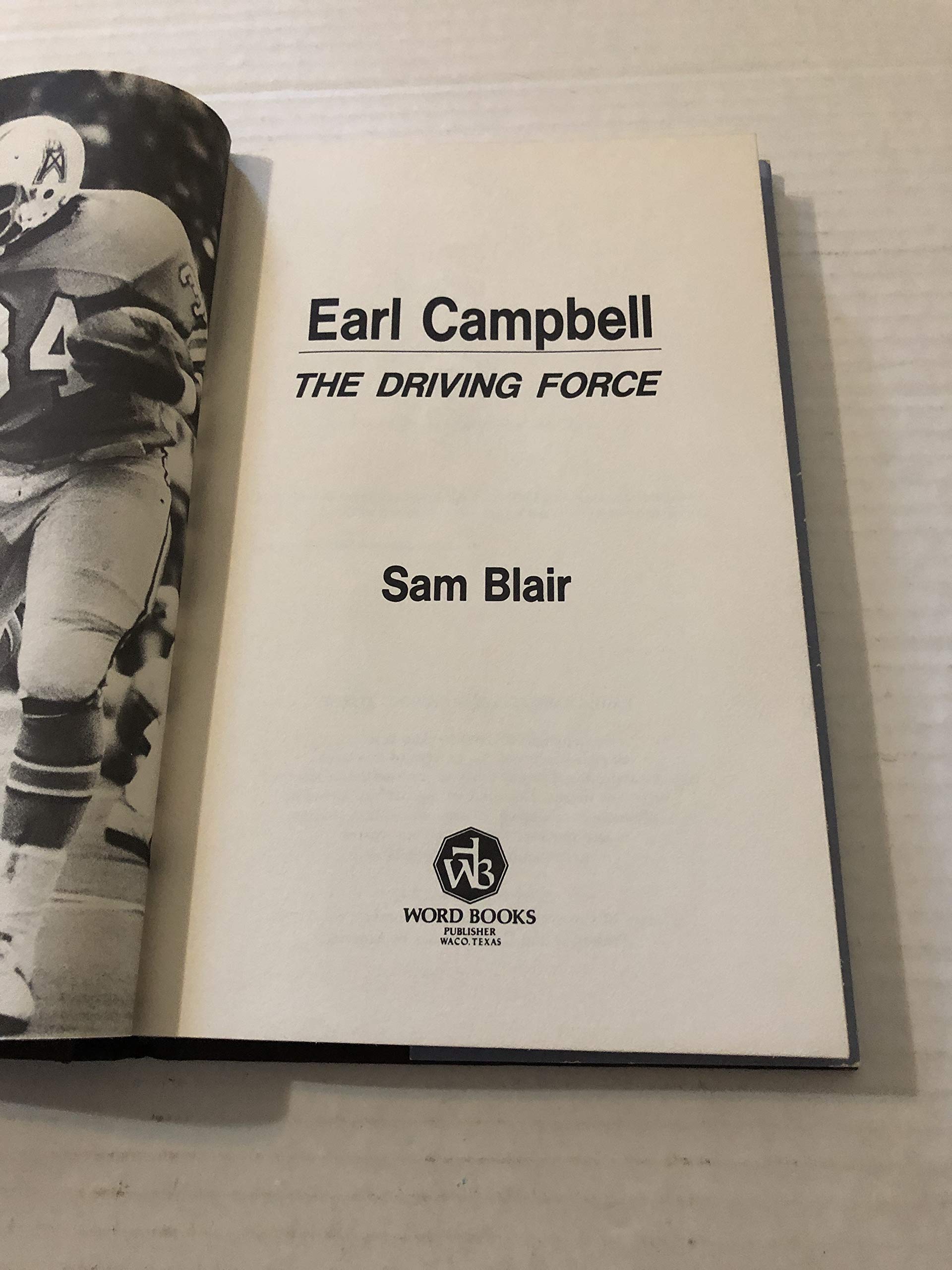 Earl Campbell: The Driving Force used book depot