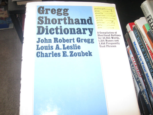 Gregg Shorthand Dictionary Gregg, John Robert