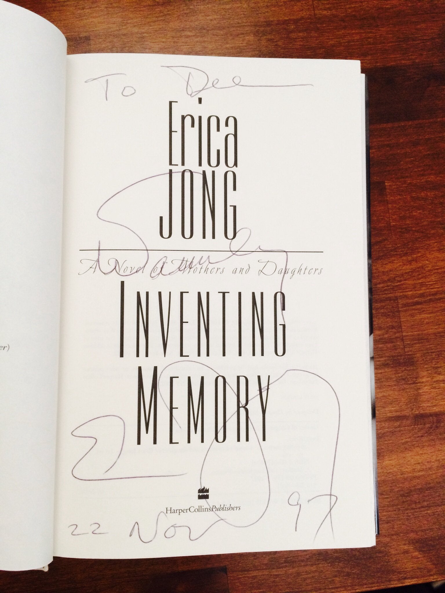 Inventing Memory: A Novel of Mothers and Daughters