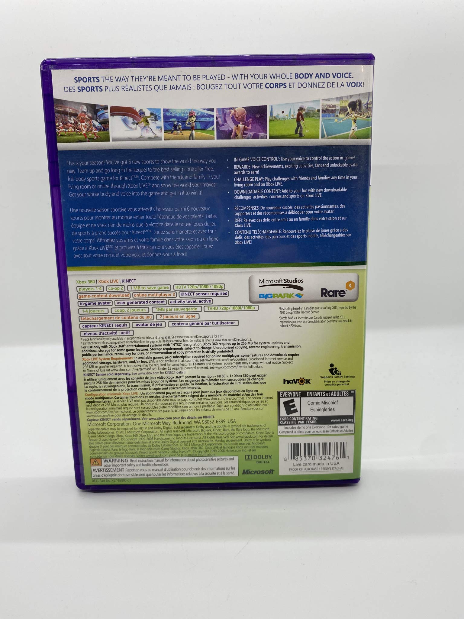 Kinect Sports Season Two used book depot