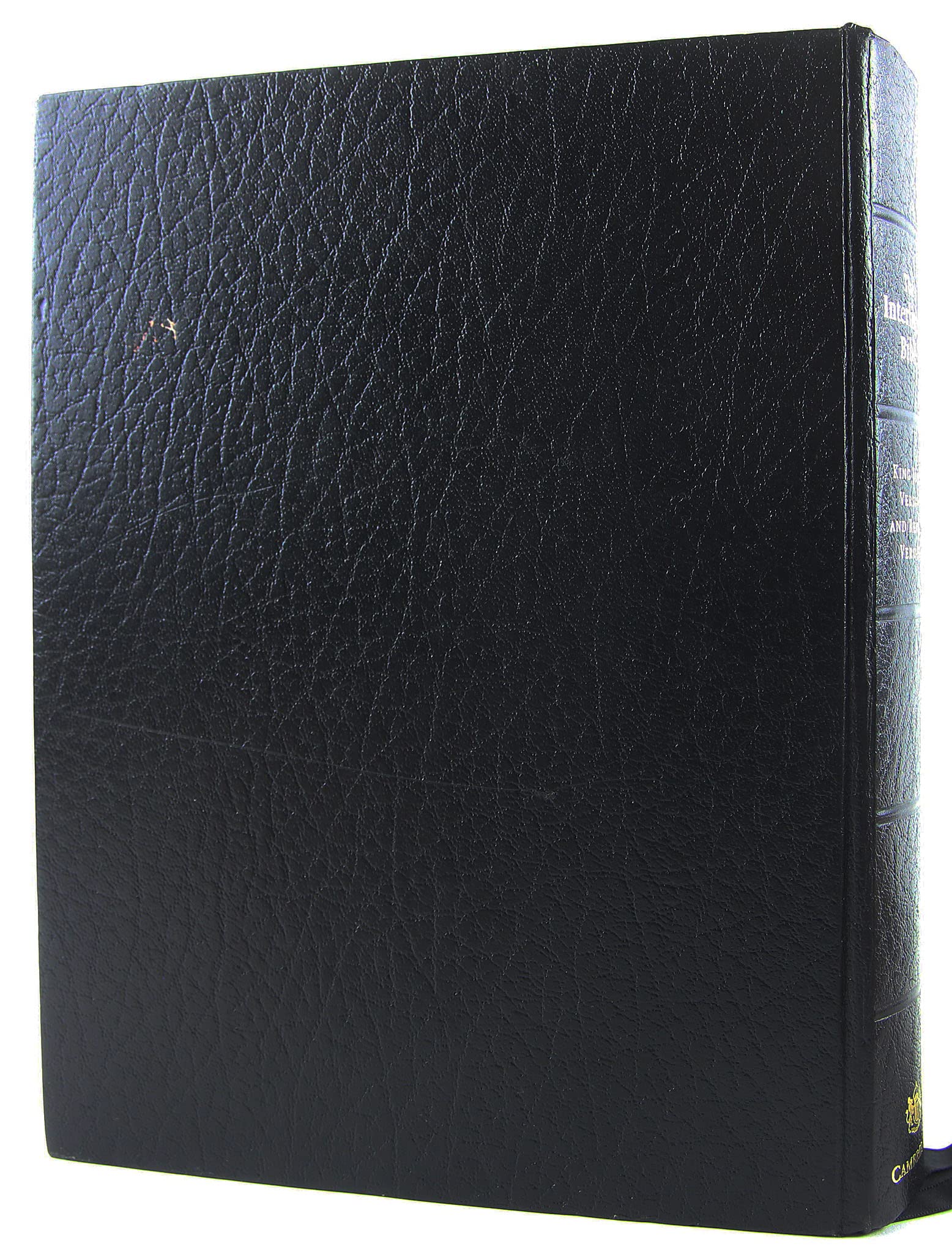 The Interlinear Bible RV / KJV Black Hardback Imitation Leather (King James Version and the Revised Version) used book depot