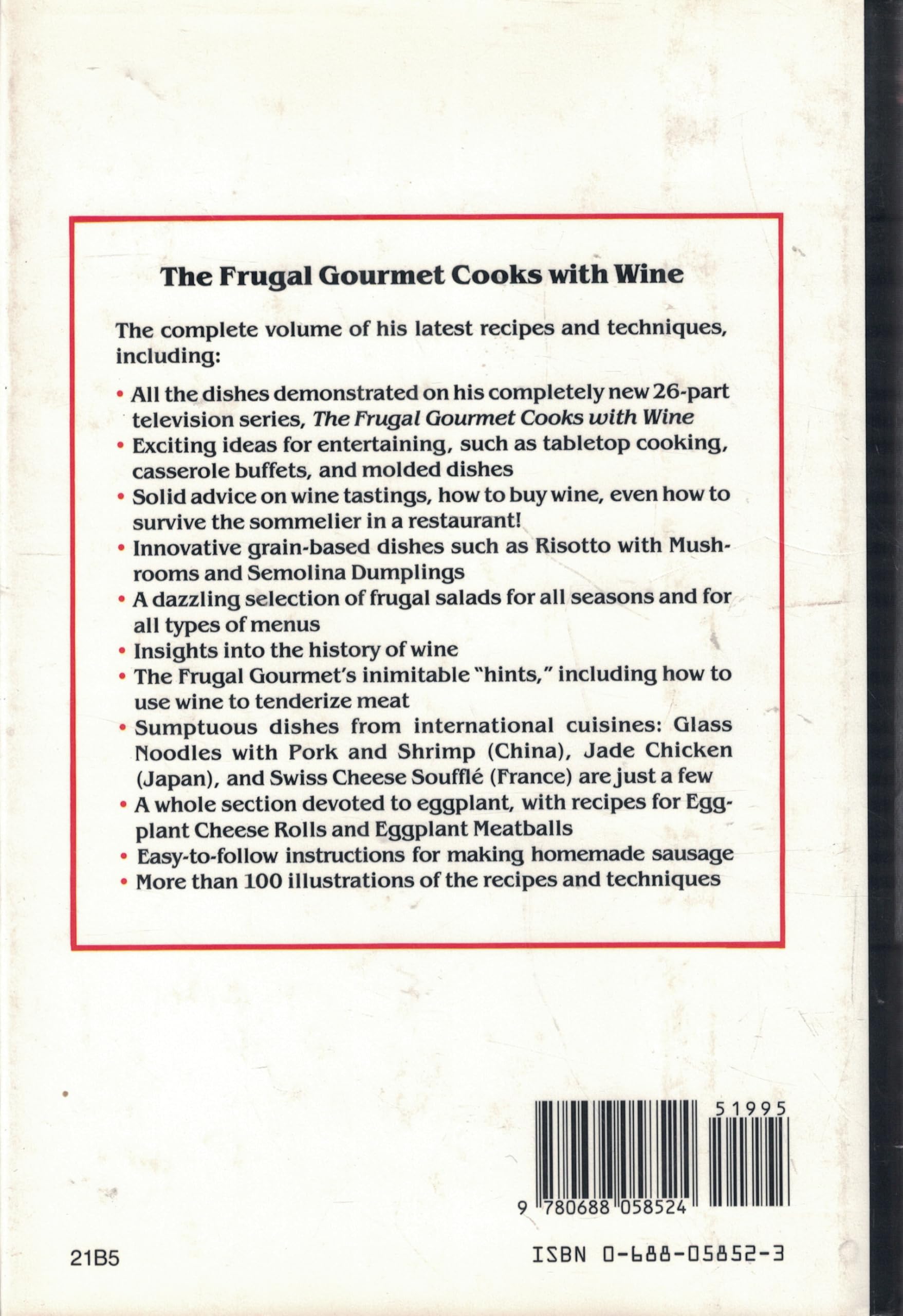 The Frugal Gourmet Cooks with Wine