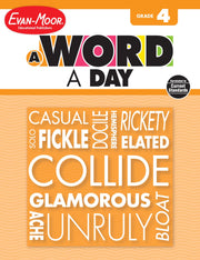 A Word a Day, Grade 4 Teacher Edition used book depot