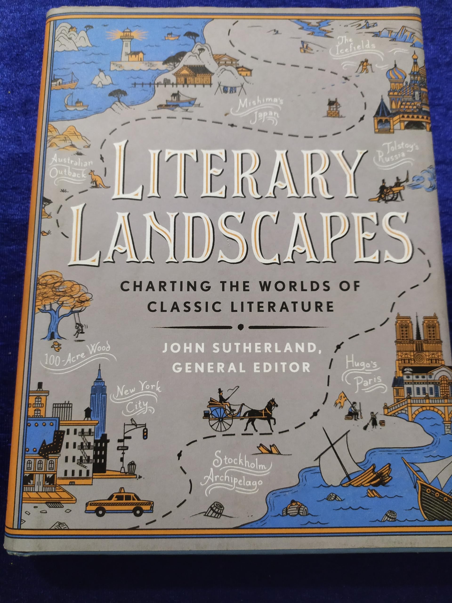 Literary Landscapes: Charting the Worlds of Classic Literature (Literary Worlds Series) used book depot