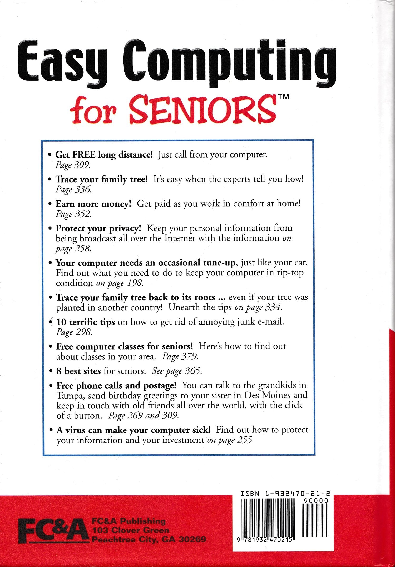 Easy Computing for Seniors: A Step-By-Step Handbook From Start-up to Shut-Down