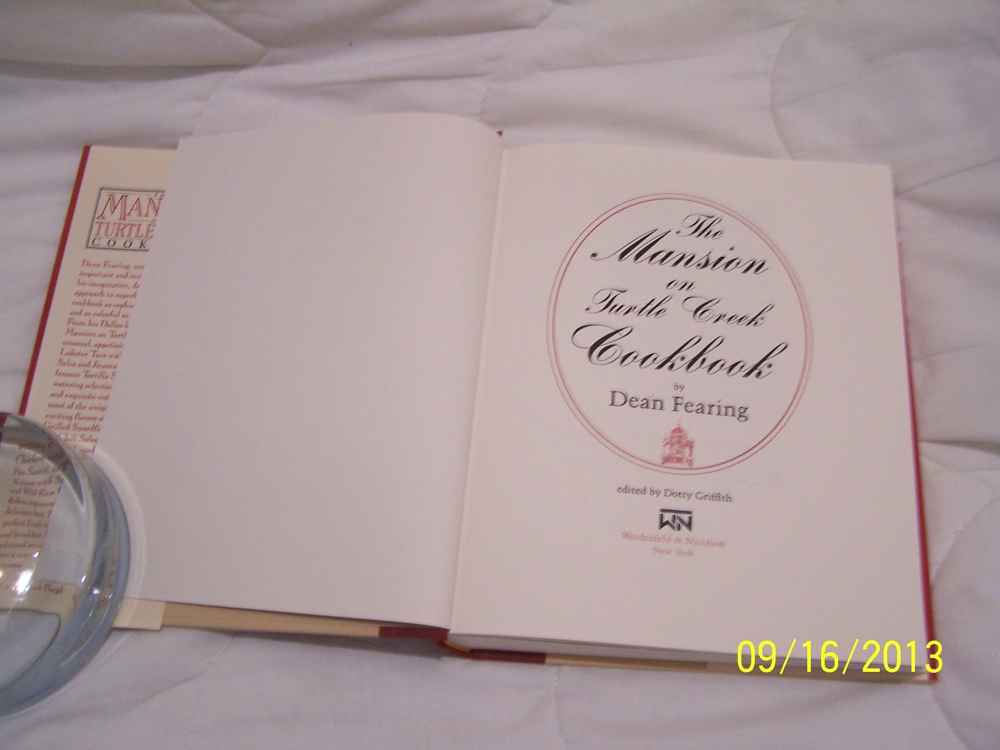 The Mansion on Turtle Creek cookbook used book depot