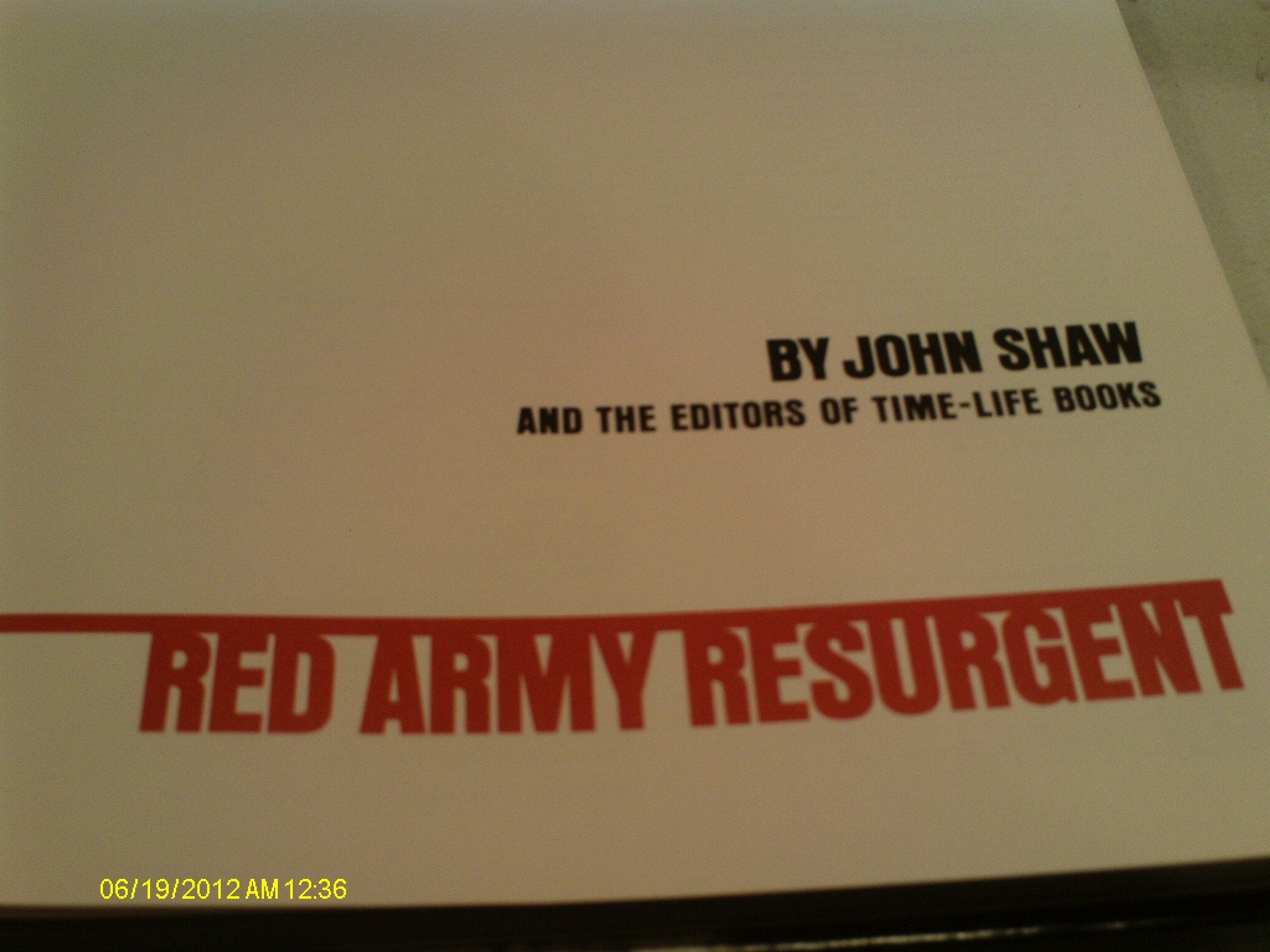 Red Army Resurgent - World War Ii
