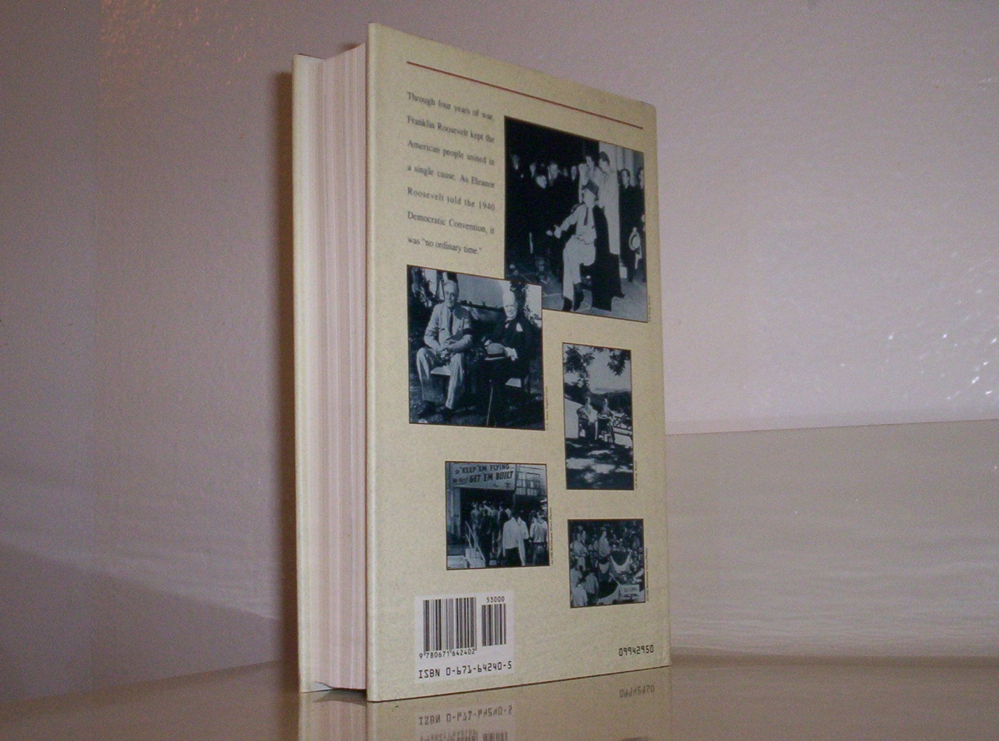No Ordinary Time: Franklin and Eleanor Roosevelt: The Home Front in World War II used book depot