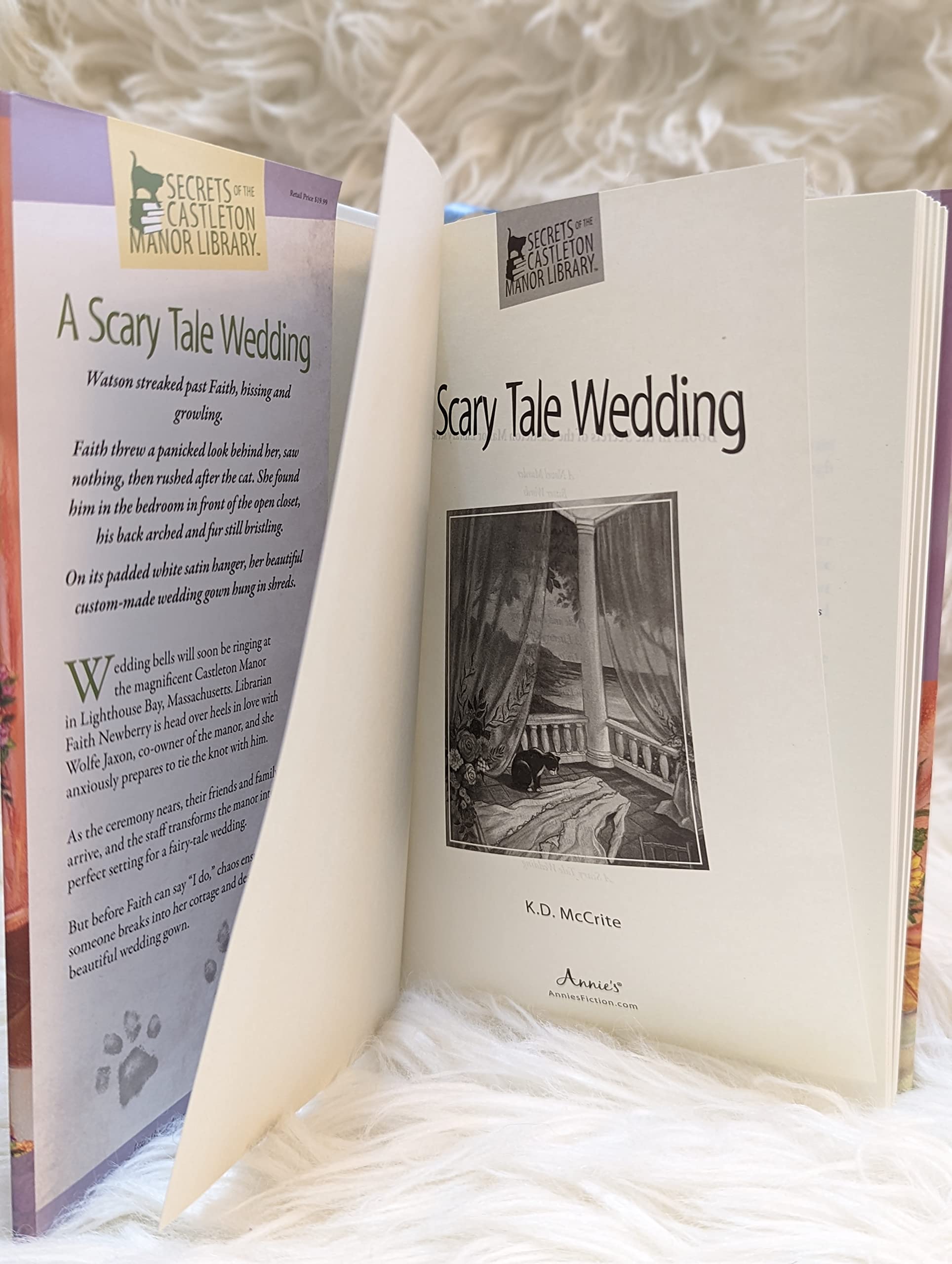 A Scary Tale Wedding (Secrets of the Castleton Manor Library) used book depot