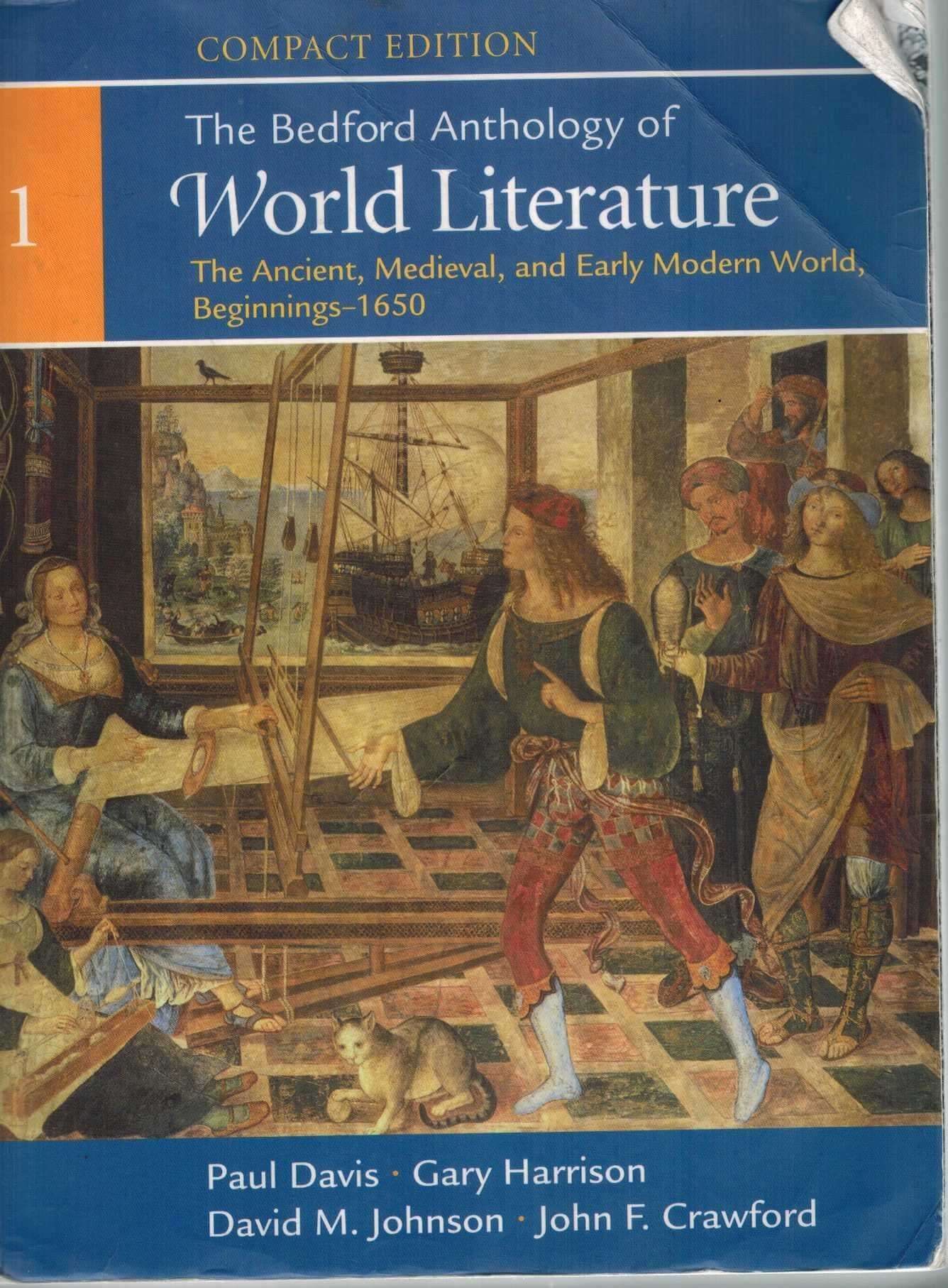 The Bedford Anthology of World Literature, Compact Edition, Volume 1: The Ancient, Medieval, and Early Modern World (Beginnings-1650) used book depot