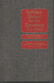 Software Manual for the Elementary Functions used book depot
