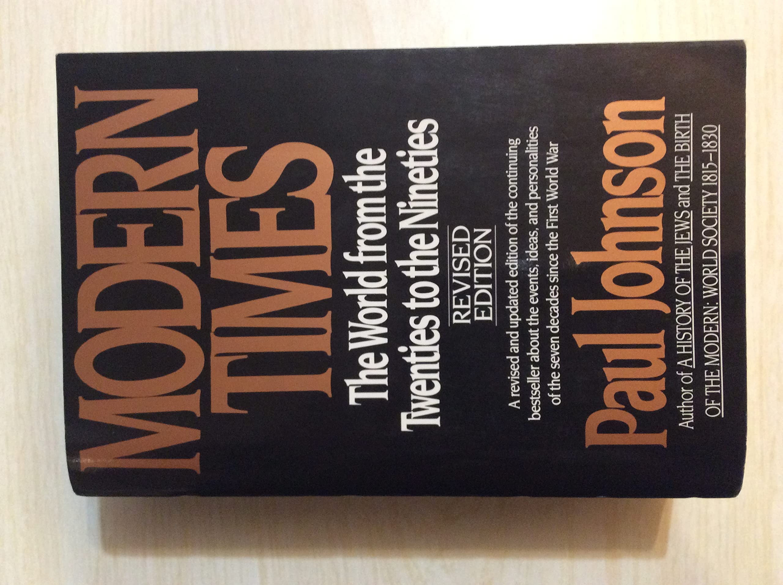 Modern Times: The World from the Twenties to the Nineties, Revised Edition used book depot
